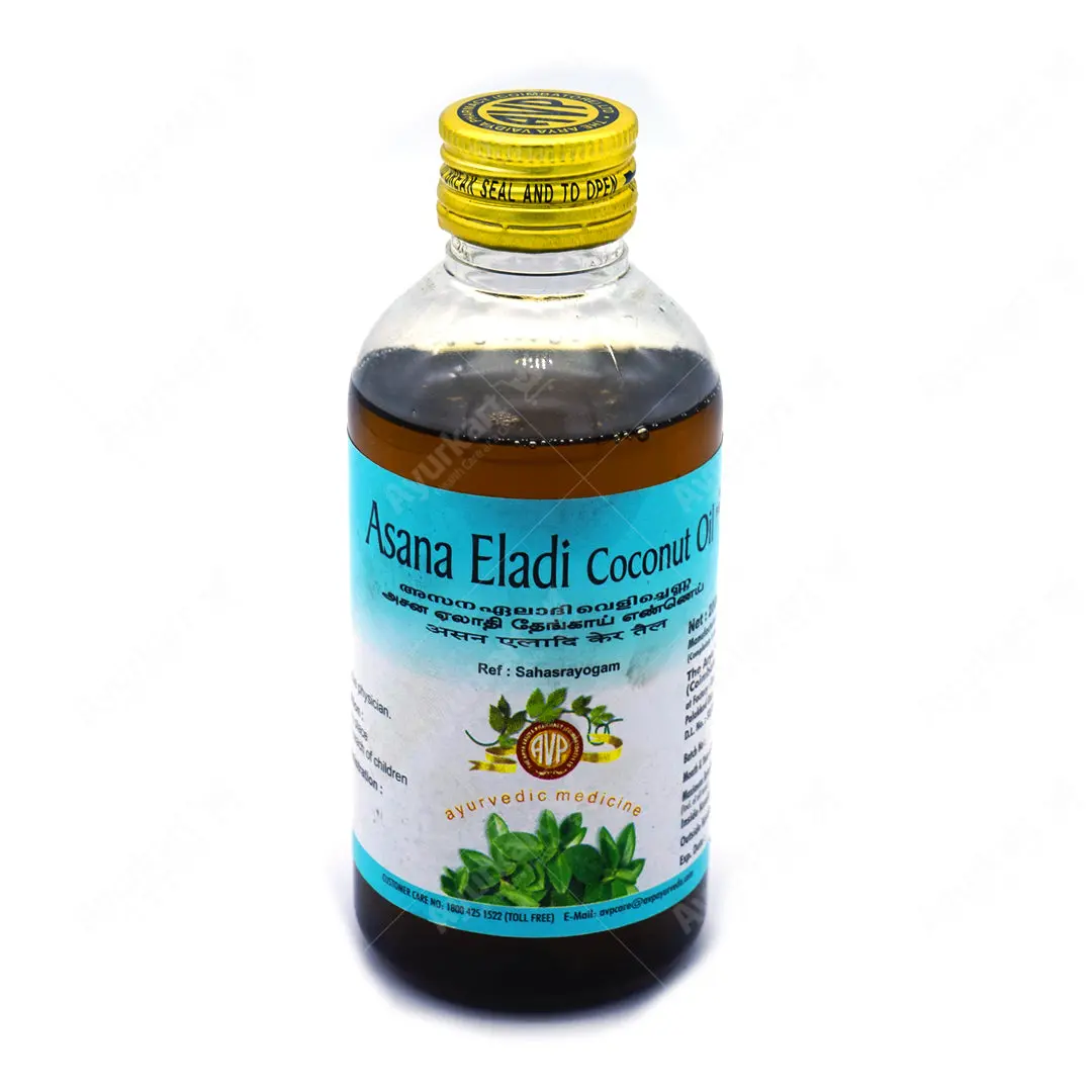 Asana Eladi Coconut Oil - 200ML - AVP Ayurveda