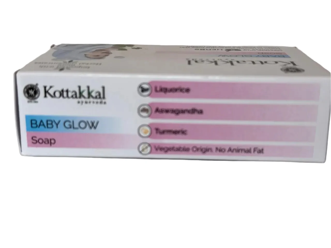 Ayurveda Baby Glow Soap - Kottakkal Ayurveda-75gm - Image 3