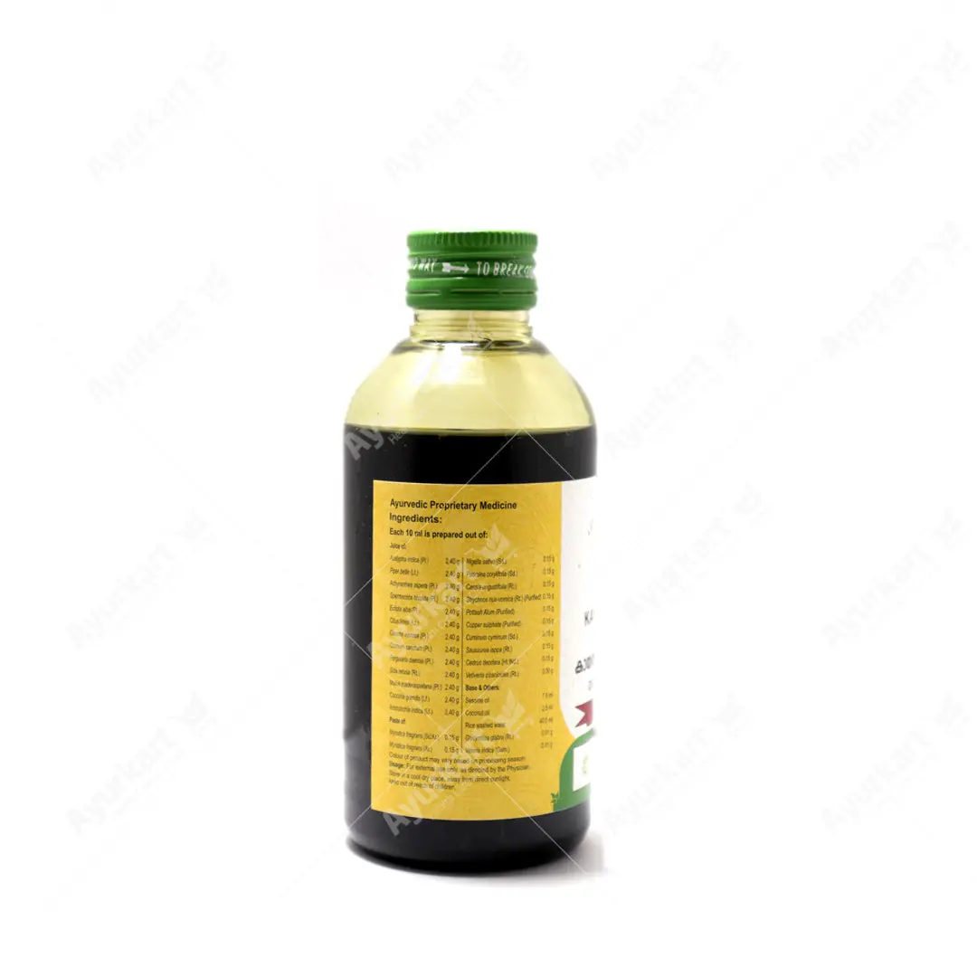 Kayathirumeni Thailam - 200ML - Vaidyaratnam - Image 2