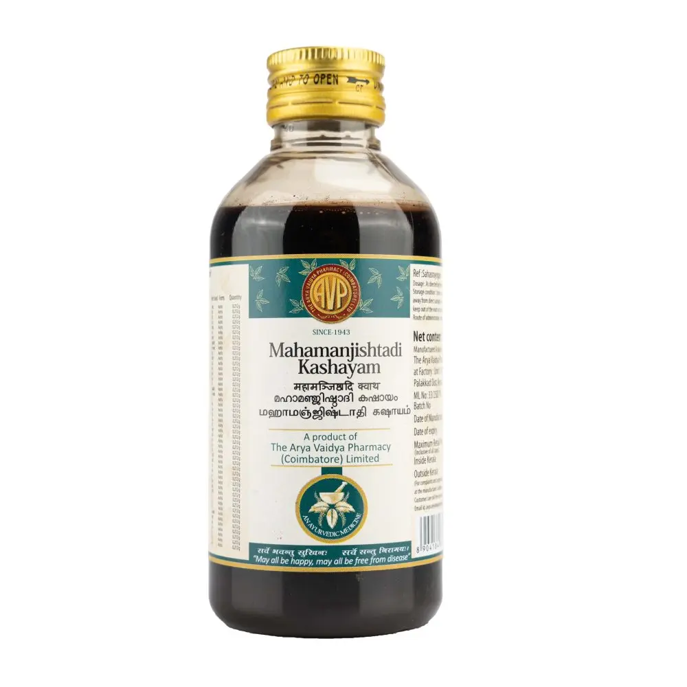 Mahamanjishtadi Kashayam 200ML - AVP Ayurveda