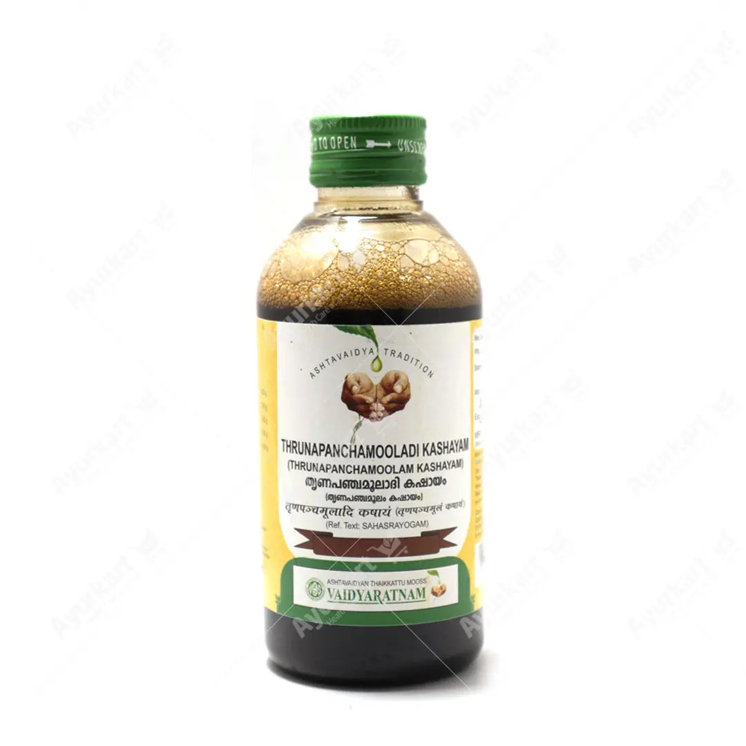 Thrunapanchamooladi Kashayam (Thrunapanchamoolam Kashayam) - 200ML - Vaidyaratnam