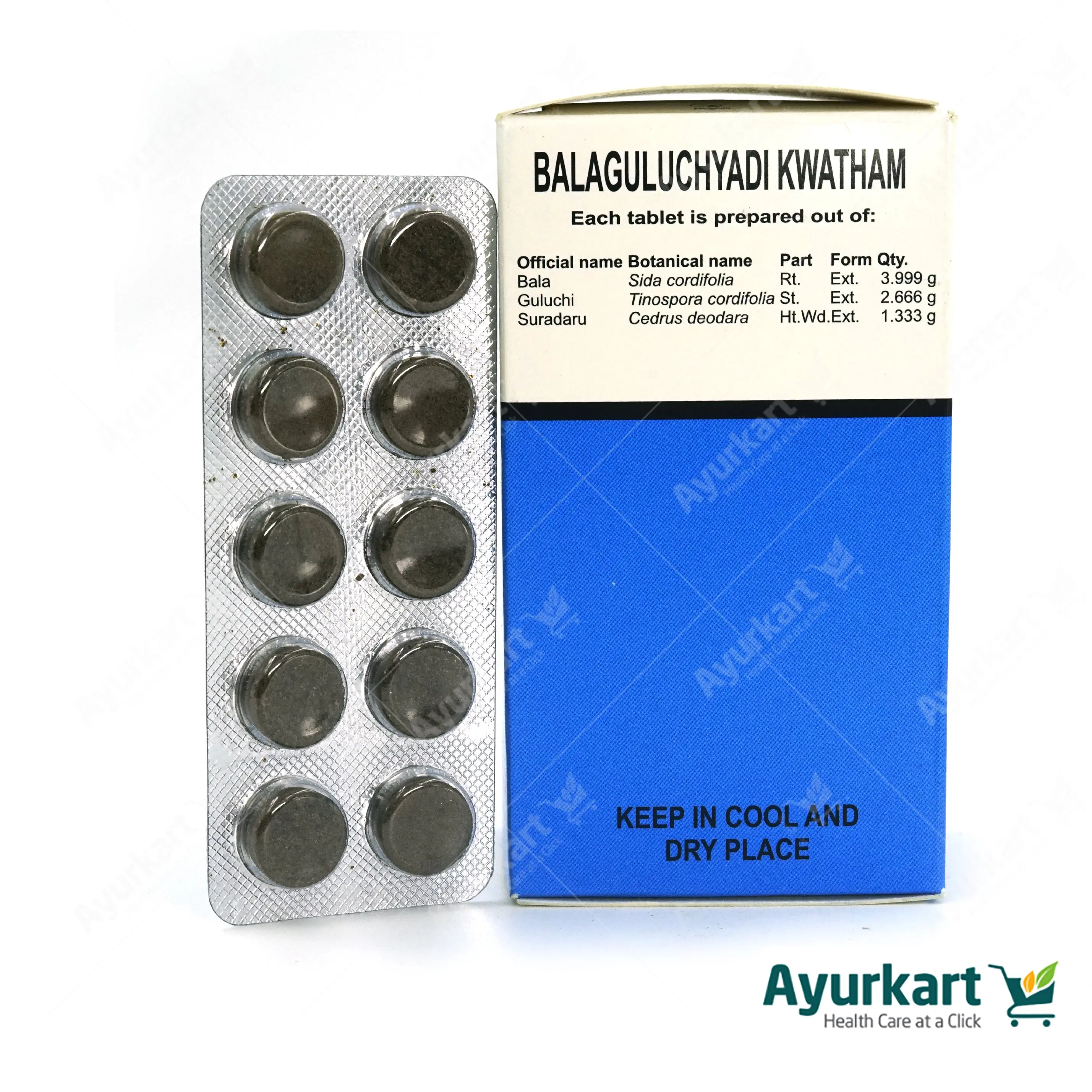 Balaguluchyadi Kwatham (Tablet) - 100Nos - Kottakkal - Image 3