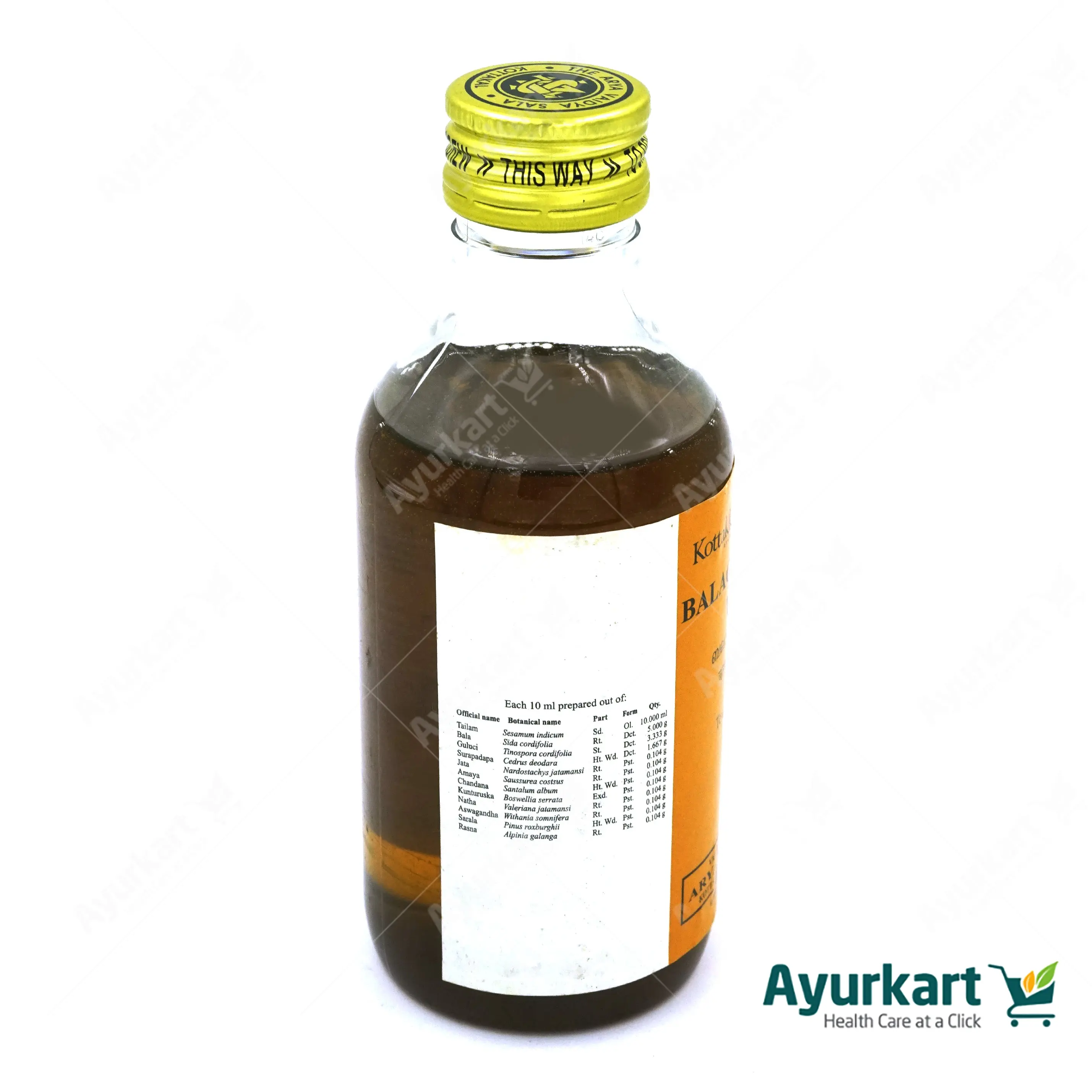 Balaguluchyadi Tailam - 200ML - Kottakkal - Image 3