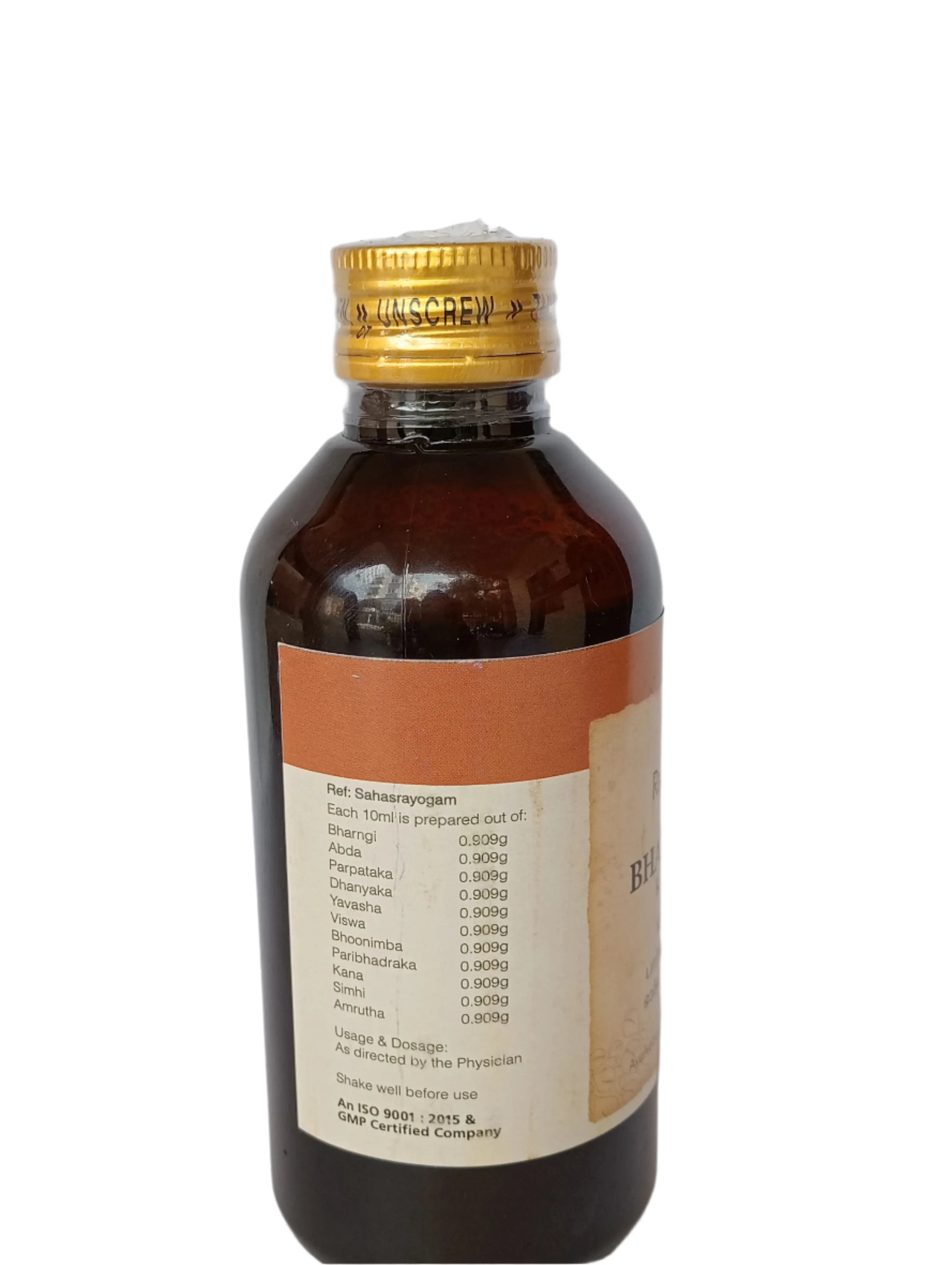 BHARNGYADI KASHYAM - 200ML - RAJAH AYURVEDA - Image 3
