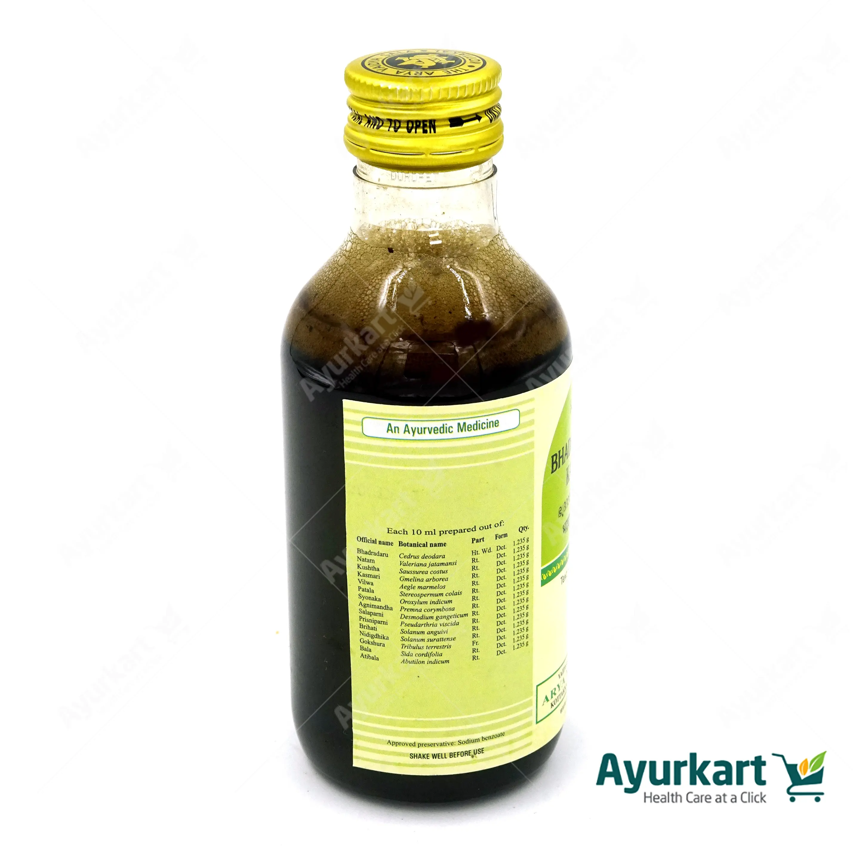 Bhadradarvadi Kashayam - 200ML - Kottakkal - Image 3