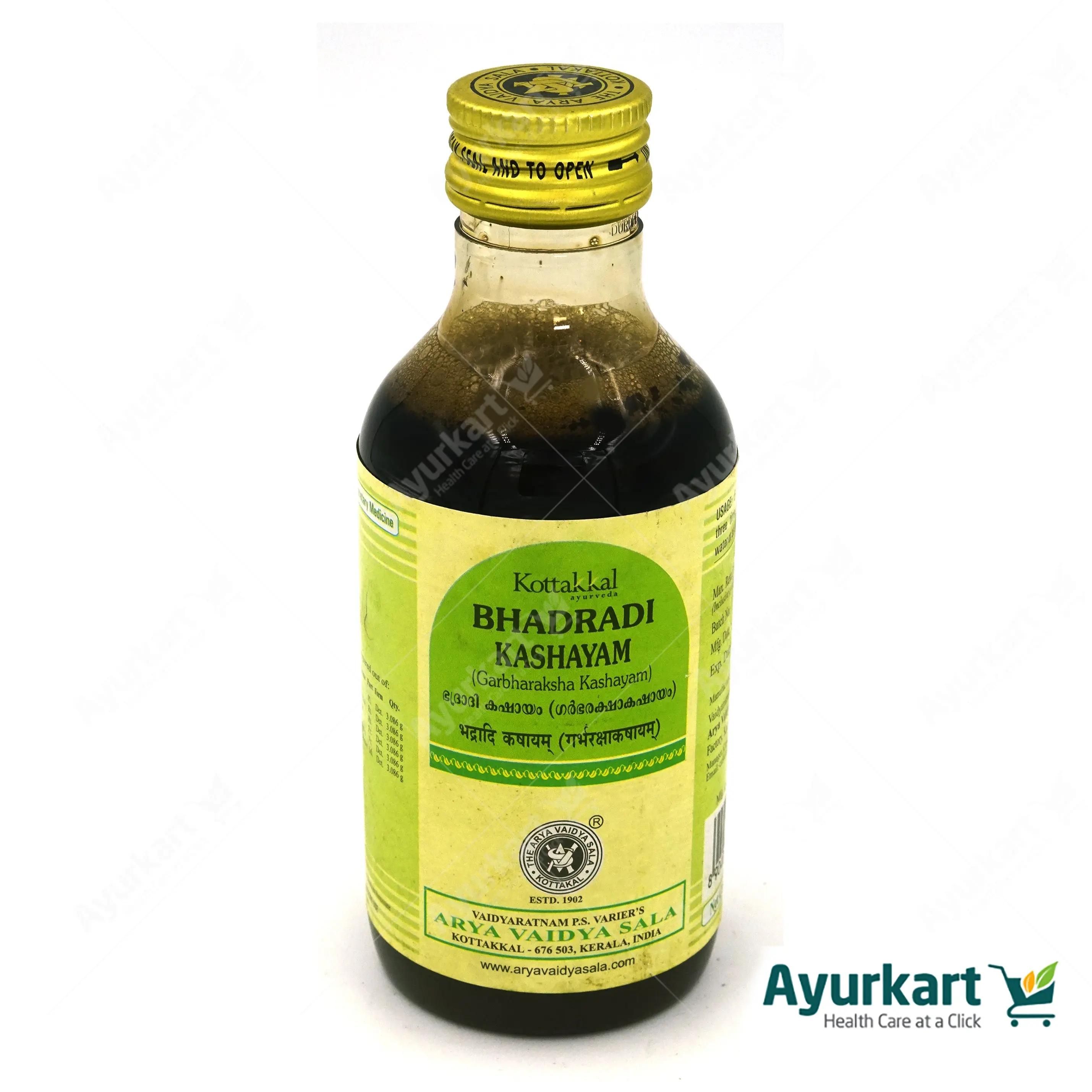 Bhadradi Kashayam (Garbharaksha Kashayam) -  - 200ML - Kottakkal - Image 2