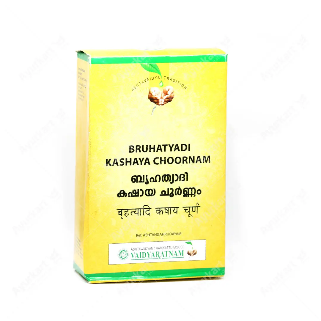 Bruhatyadi Kashaya Choornam - 100GM - Vaidyaratnam - Image 2