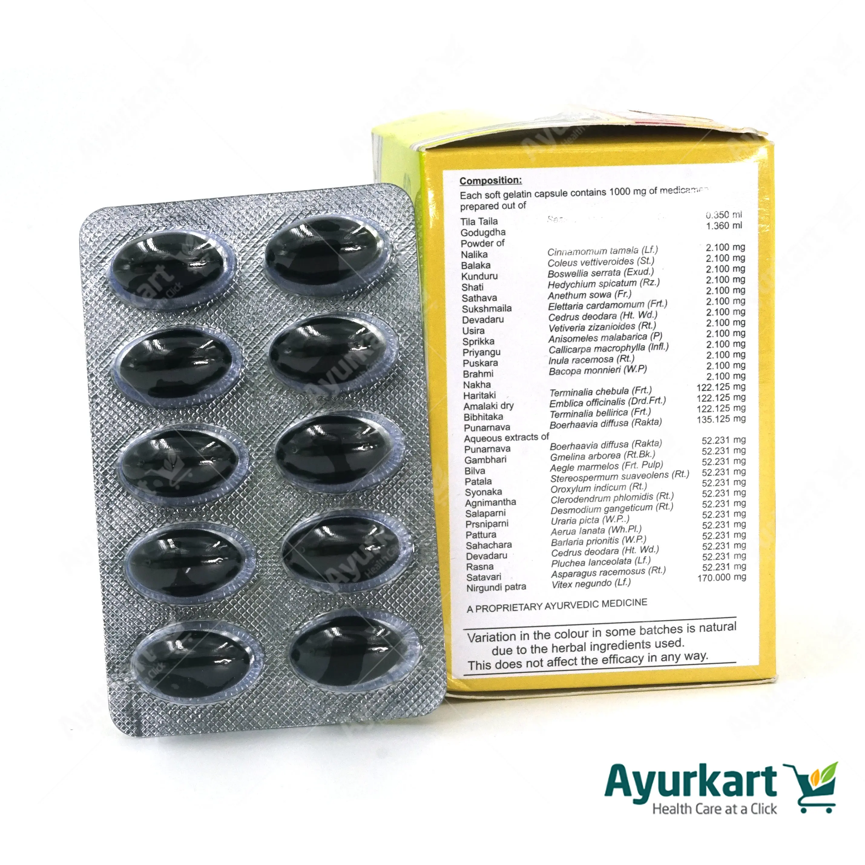 Burcalvin Soft Gel Capsules - 60 Nos. - AVN Arogya - Image 3