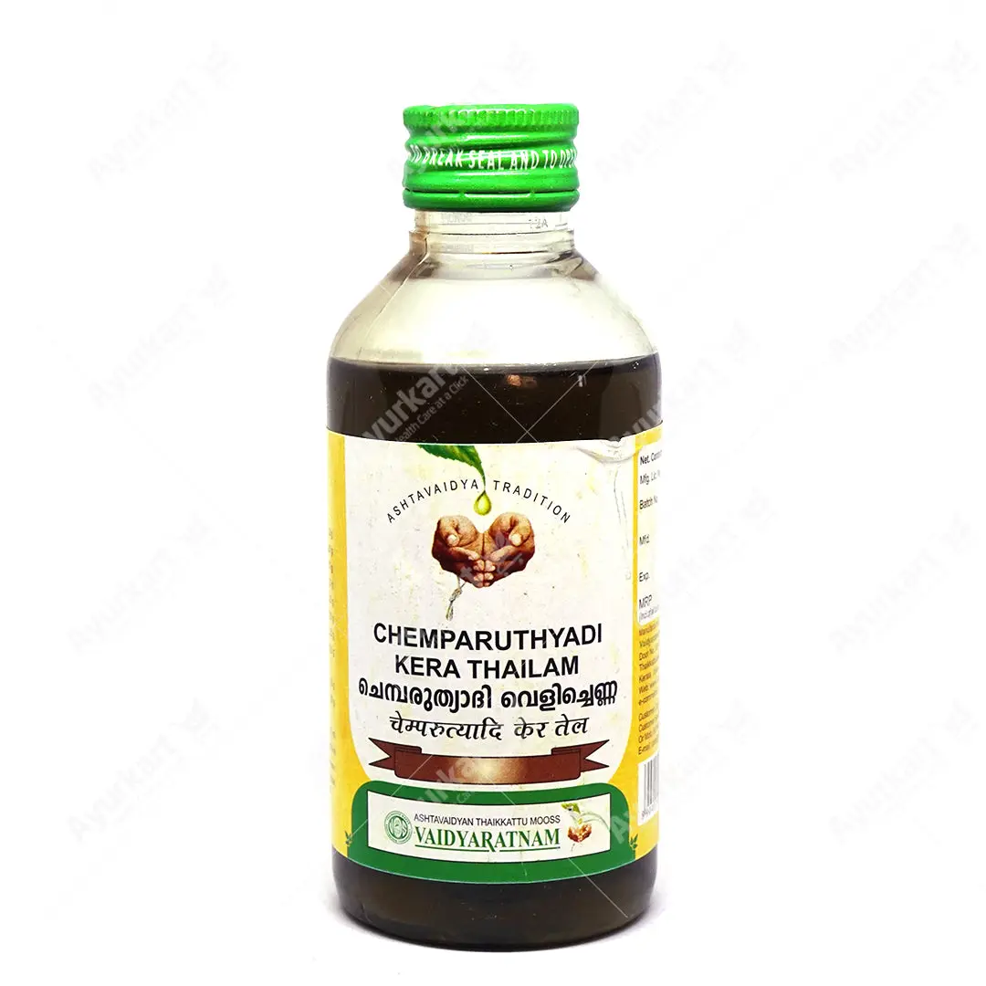 Chemparuthyadi Kera Thailam - Vaidyaratnam - 200ML