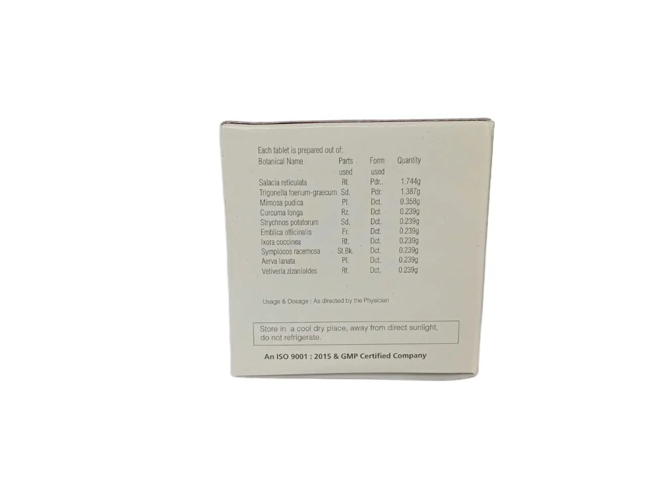 Diabest R Tablets - 100 Nos - Rajah Ayurveda - Image 2