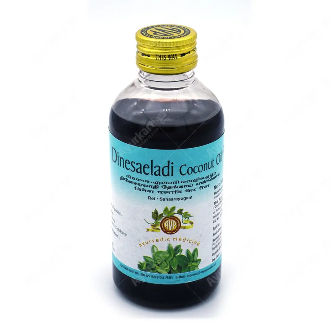 Dinesa Eladi Coconut Oil 200ML - AVP Ayurveda - Image 2