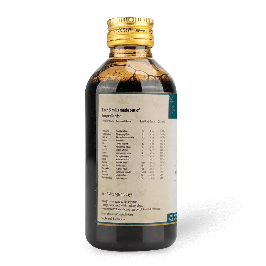Drakshadi Kashayam 200ML - AVP Ayurveda - Image 2
