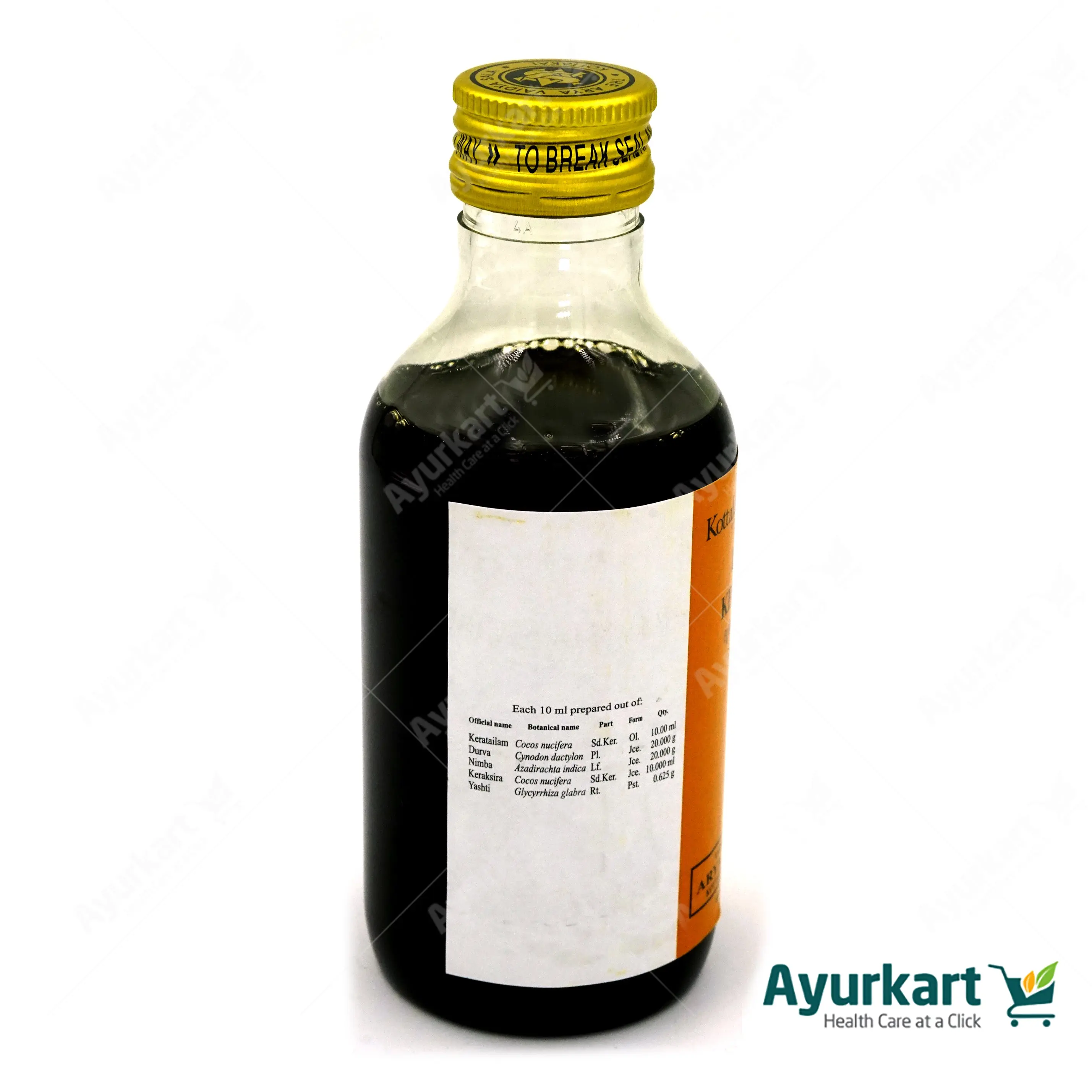 Durvadi Kera Tailam - 200ML- Kottakkal - Image 3