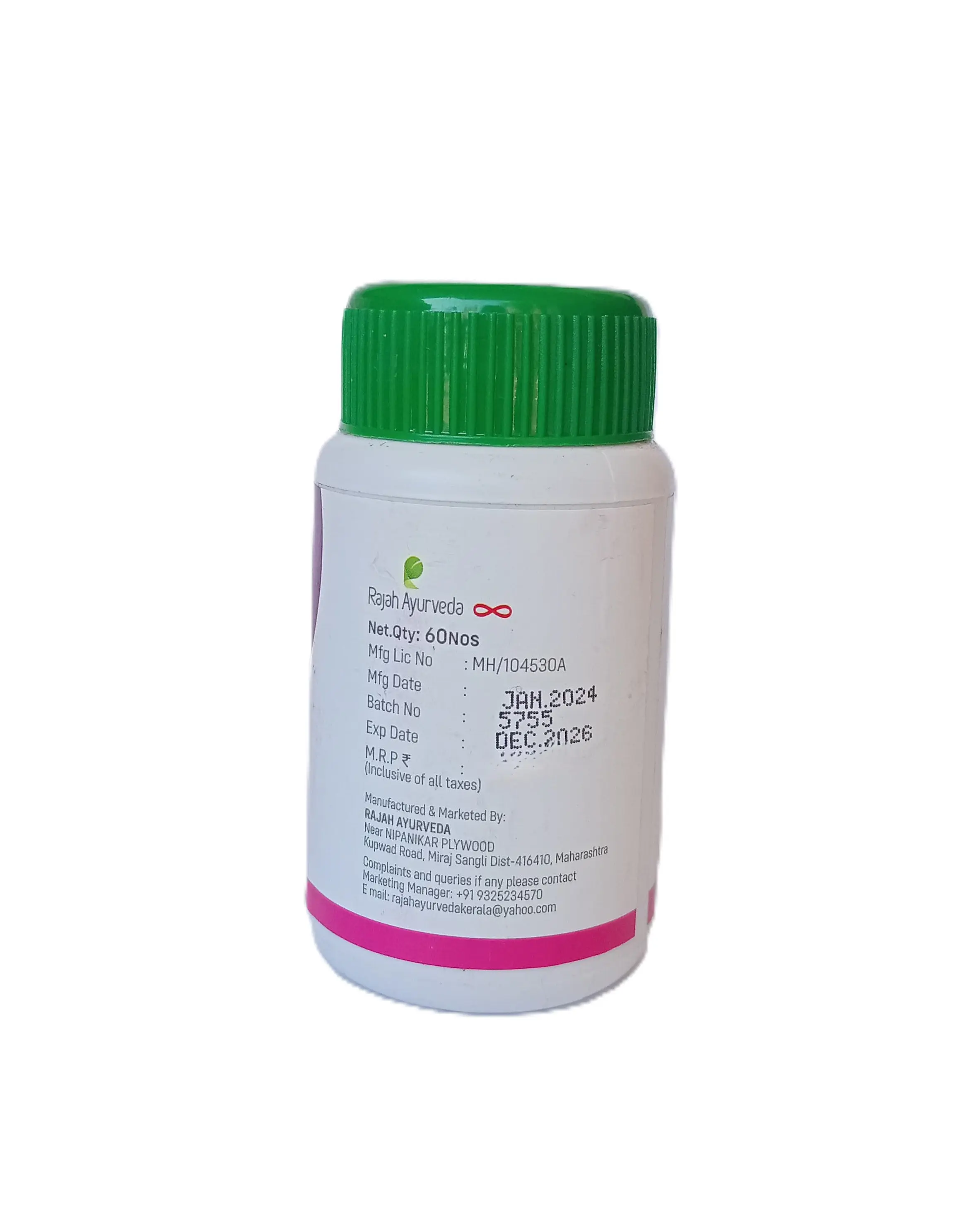 Ease Pause Tab - 60 Nos  - Rajah Ayurveda - Image 3