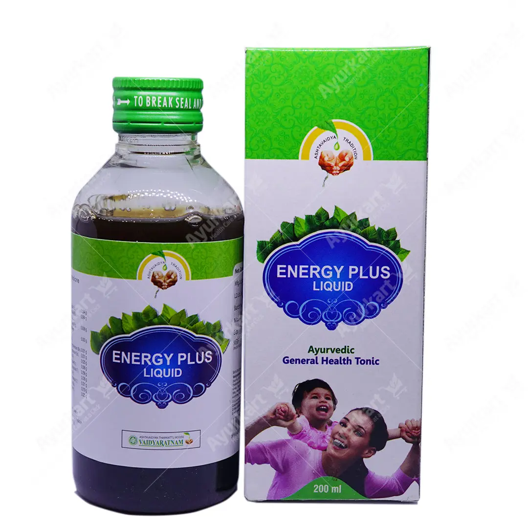 Energy Plus Liquid - 200ML - Vaidyaratnam - Image 2