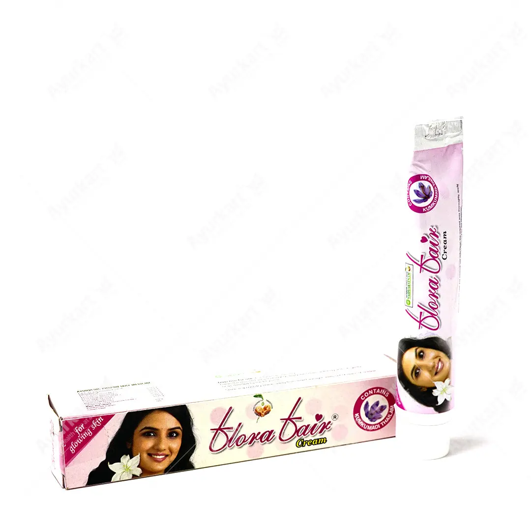 Flora Fair Cream - 20GM - Vaidyaratnam - Image 2