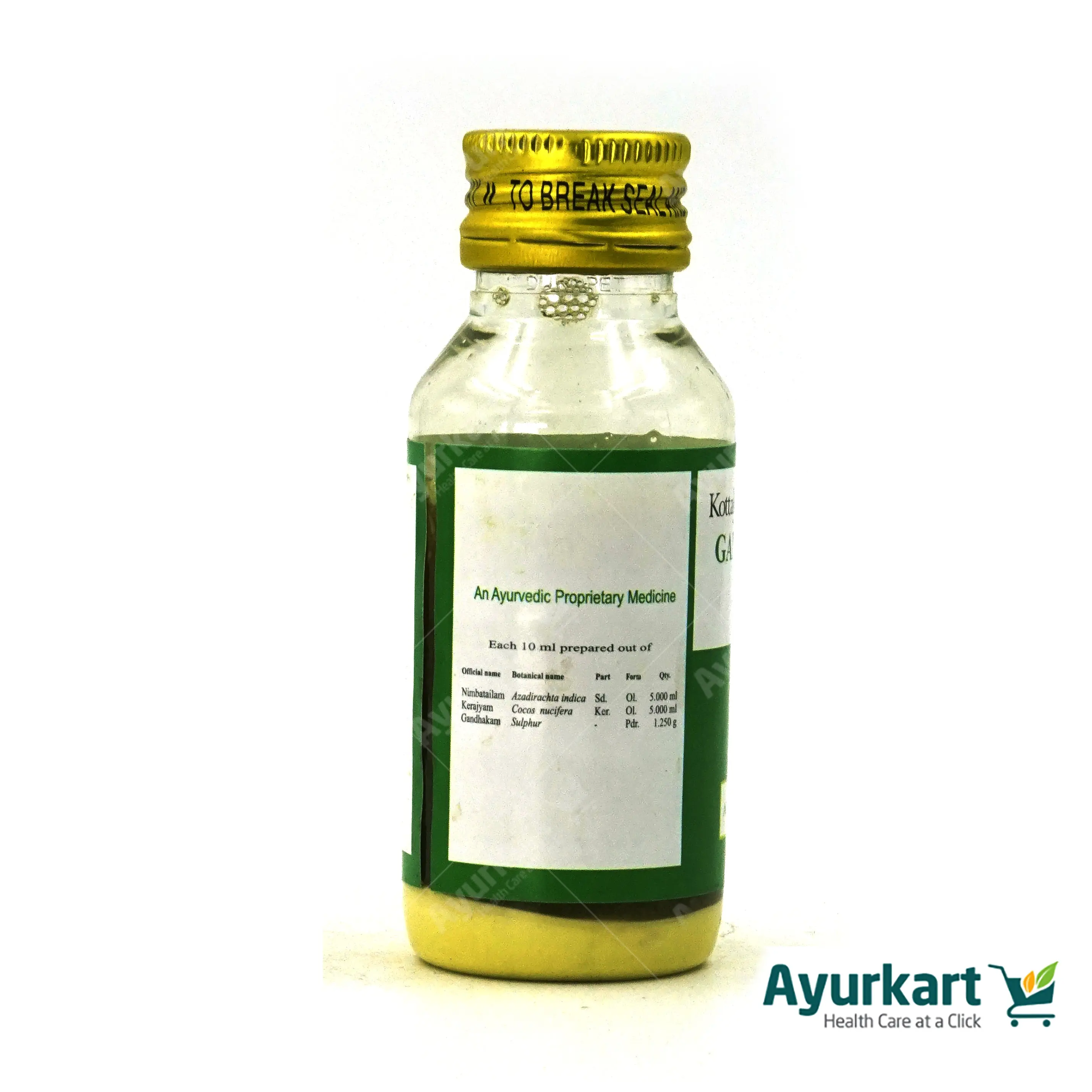 Gandhaka Tailam Kottakkal - 50ml - Image 3