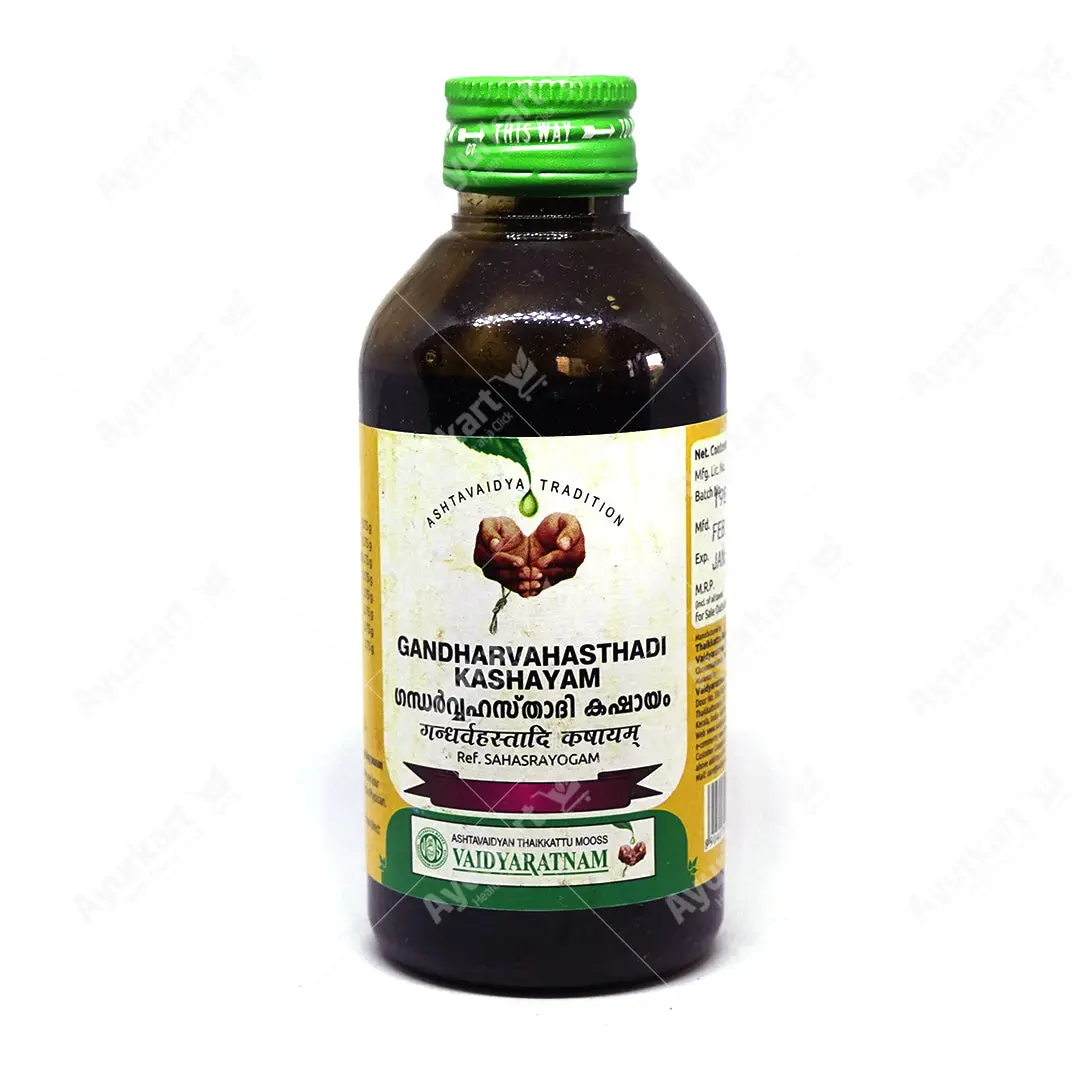 Gandharvahasthadi Kashayam - 200ML - Vaidyaratnam