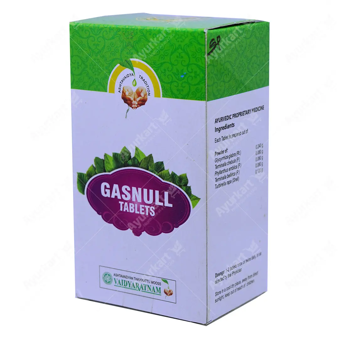 Gasnull Tablets - 100 Nos - Vaidyaratnam - Image 2