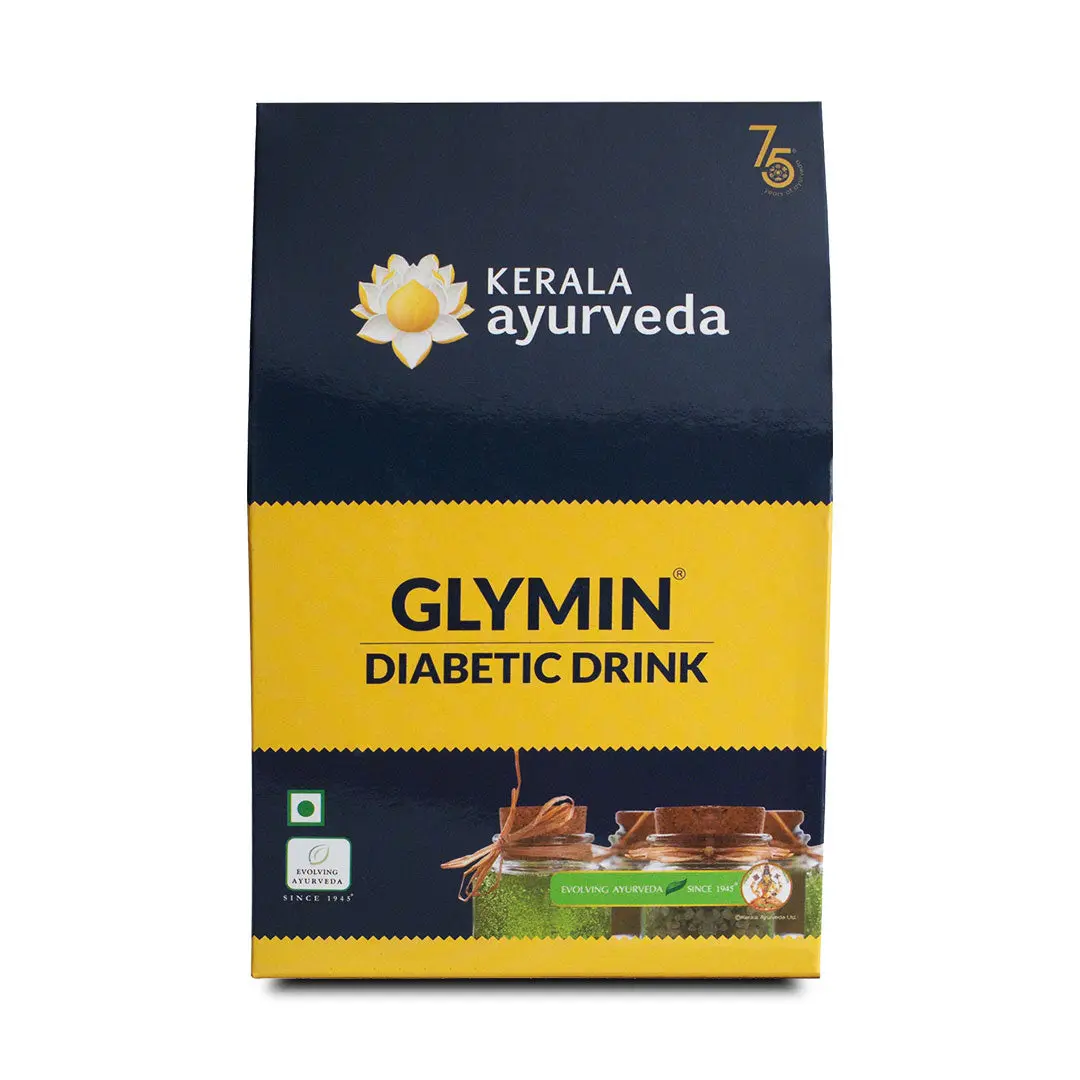 Glymin Diabetic Drink - 50G - Kerala Ayurveda (2 Packs)