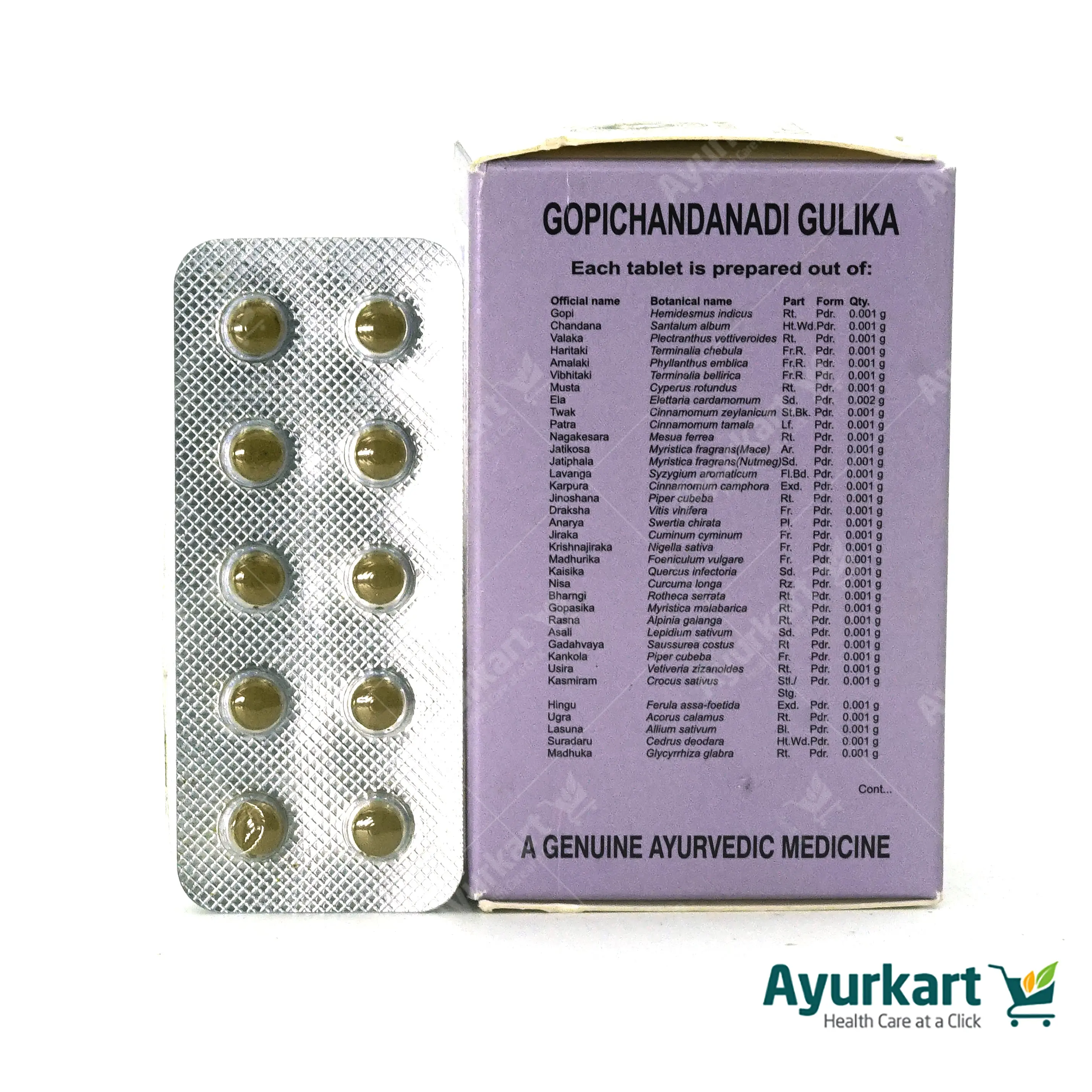 Gopichandandi Gulika - 100Nos - Kottakkal - Image 3