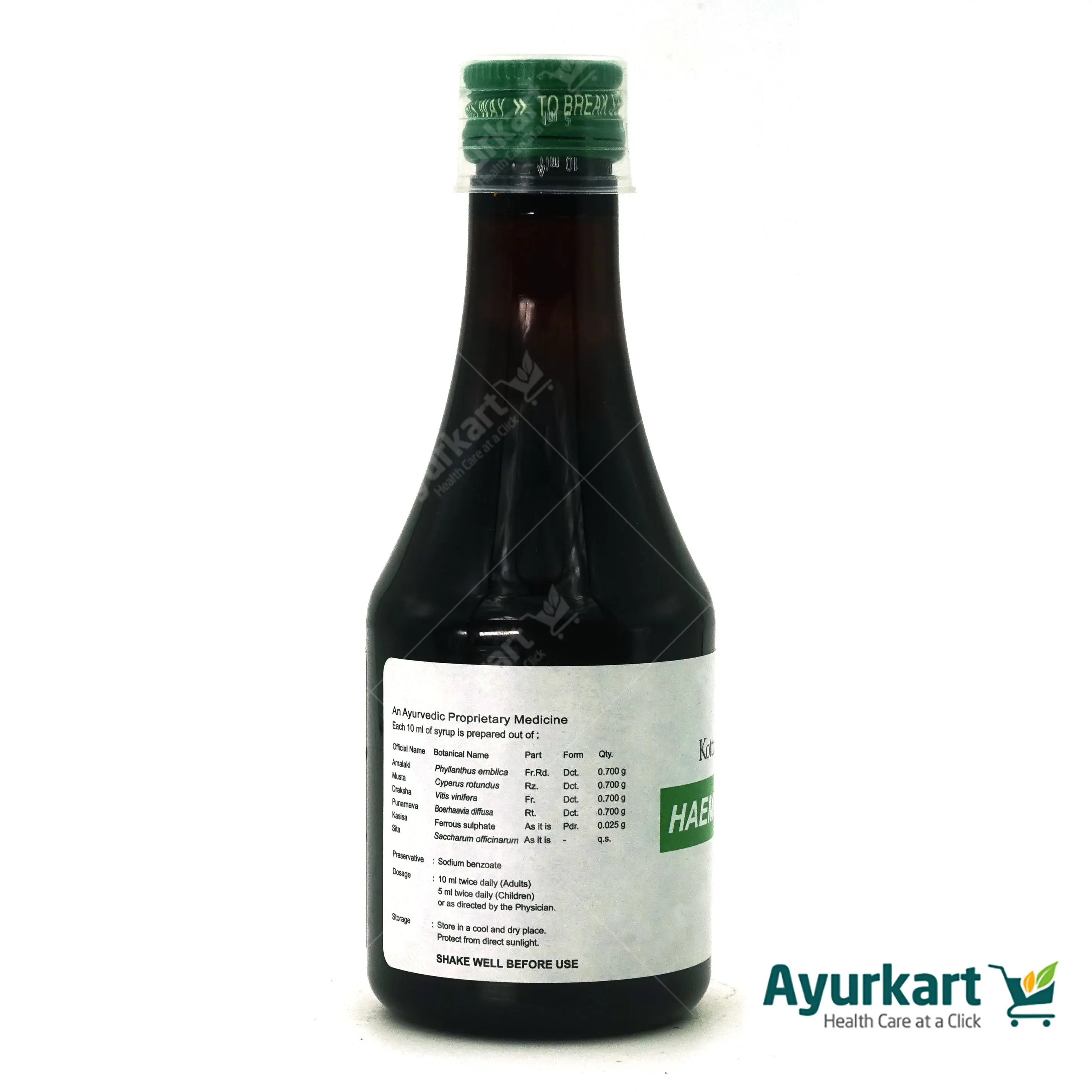 Haemokot Syrup - 200ML - Kottakkal - Image 4