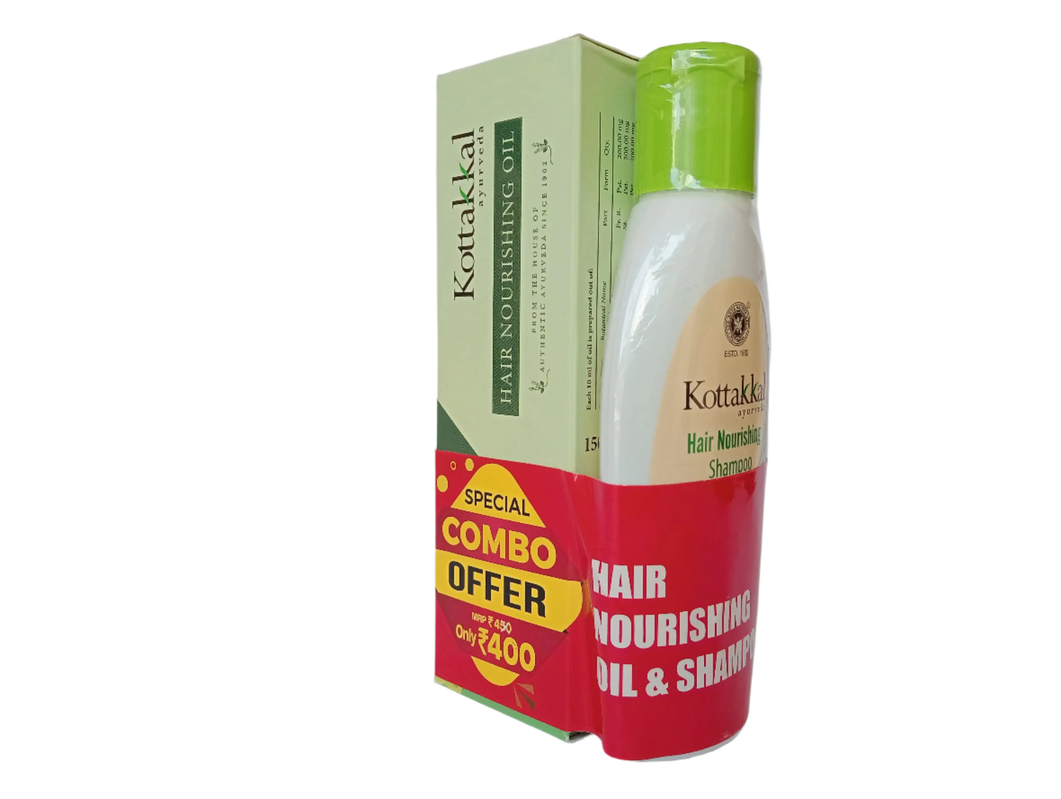 Hair Nourishing oil & Shampoo (Combo Offer) - KOTTAKKAL ARYAVAIDYASALA - Image 3