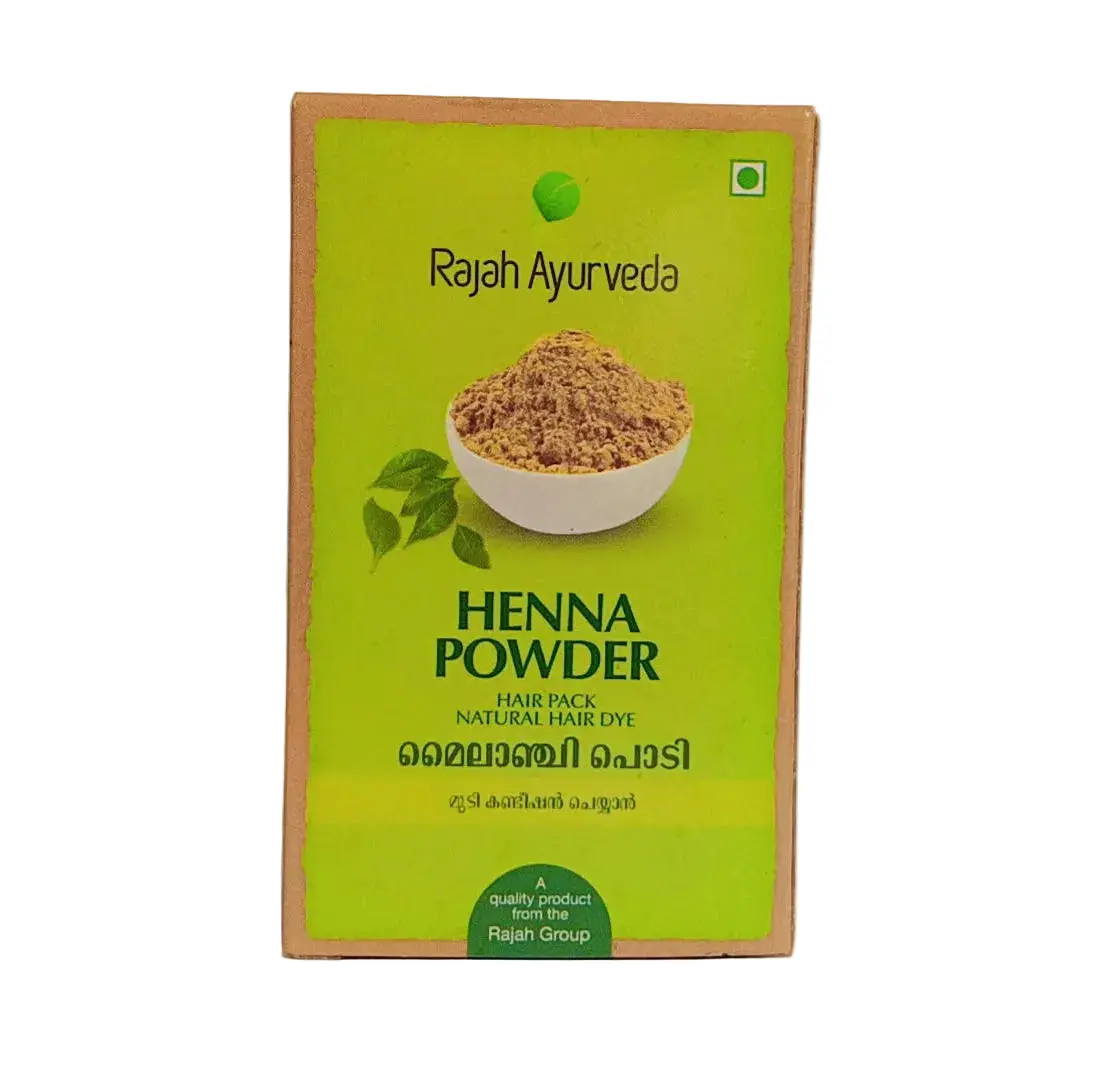 Henna Powder - 50gm - Rajah Ayurveda - Single pack