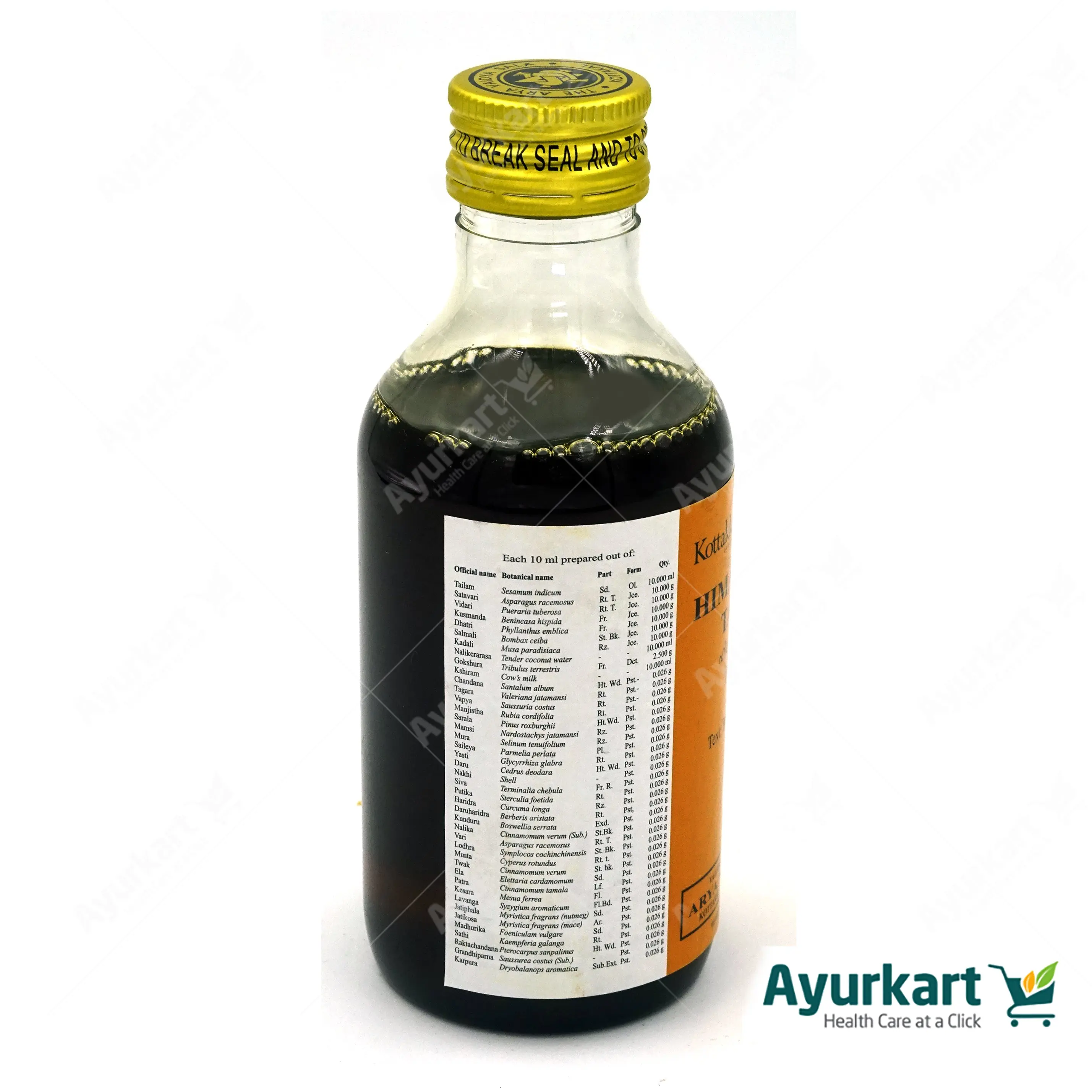 Himasagara Tailam - 200ML - Kottakkal - Image 3