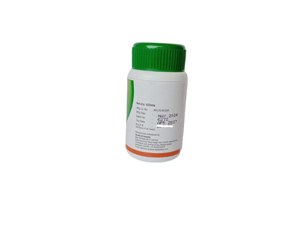 Hrut Care Tab - 60 Nos - Rajah Ayurveda - Image 2
