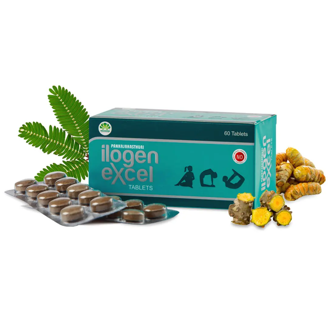 Ilogen Excel Tablets - Pankajakasthuri - 60Nos