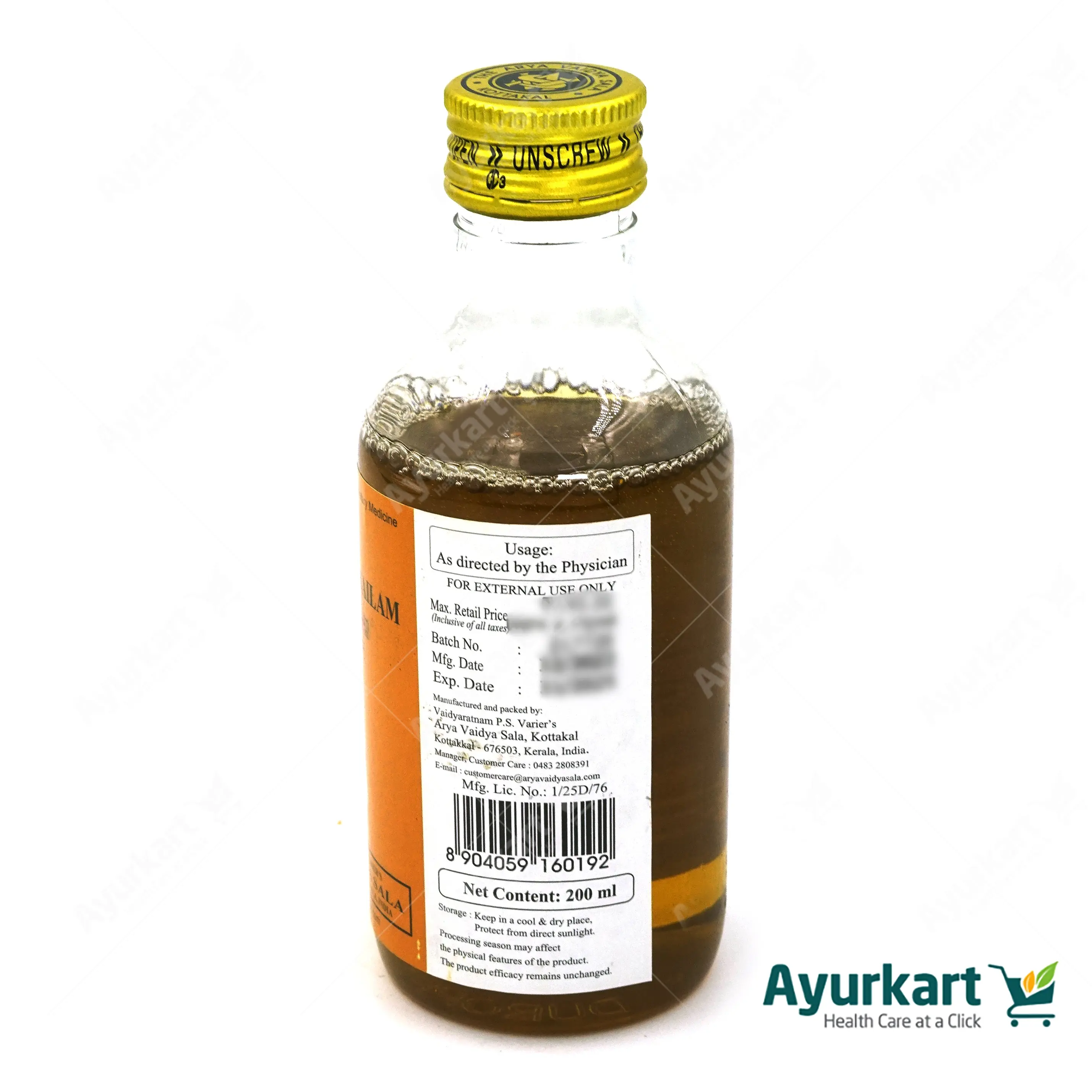 Karpuradi Tailam Kottakkal Ayurveda - Image 4