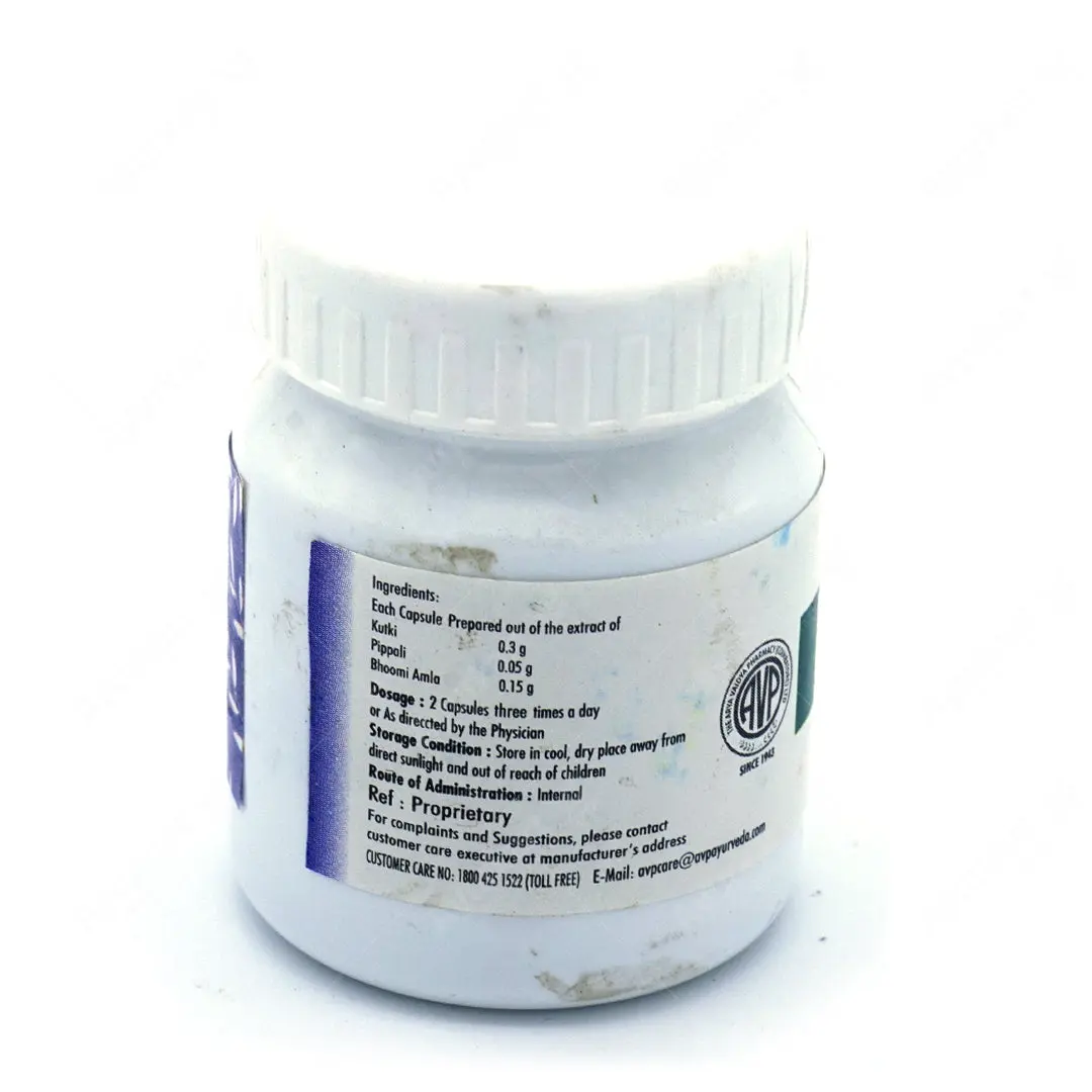 Liv Up Capsules 30 Nos Container - AVP Ayurveda - Image 3