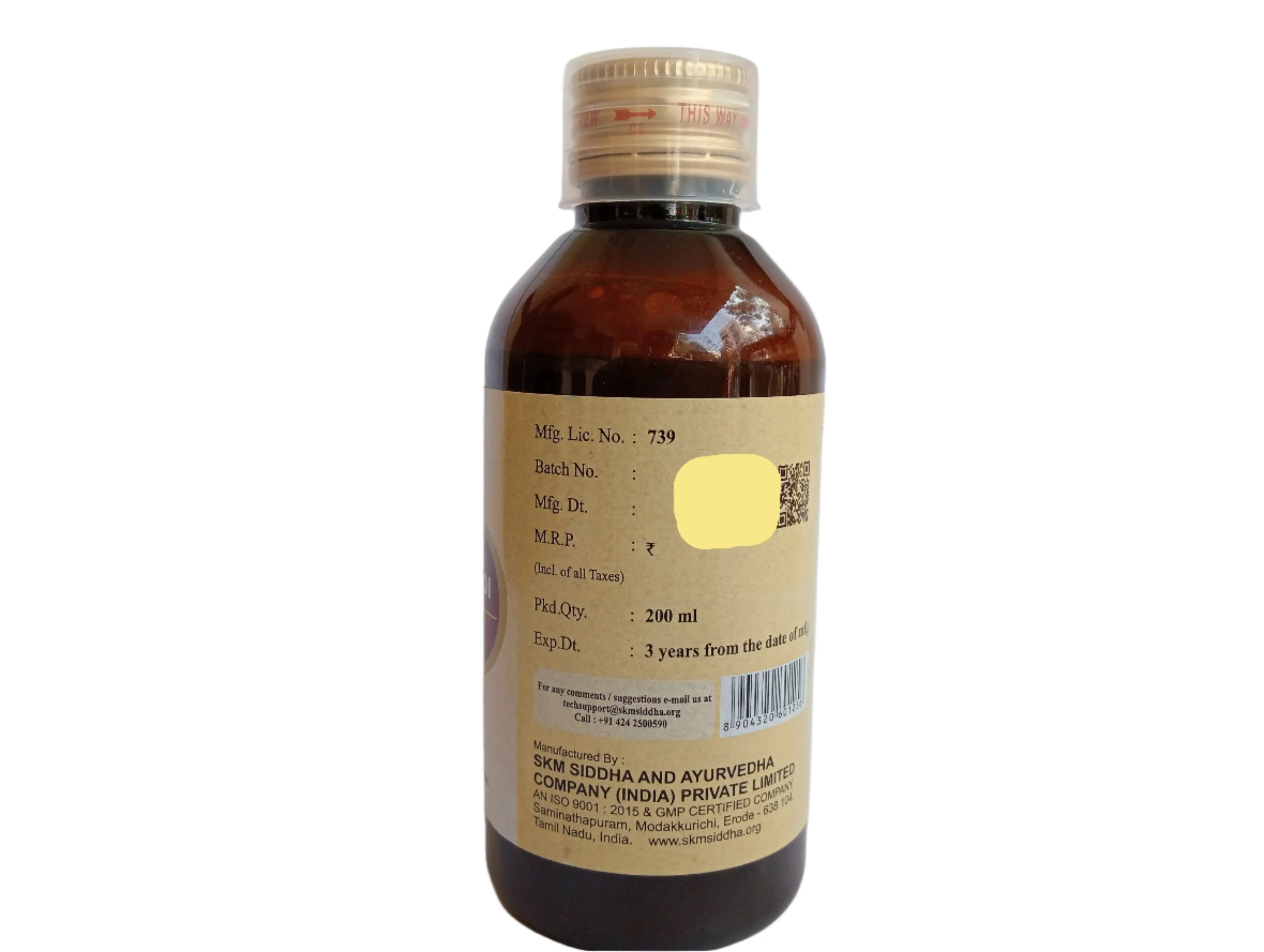 Maharasnadi Kashayam - 200ml - SKM SIDDHA AND AYURVEDA - Image 2
