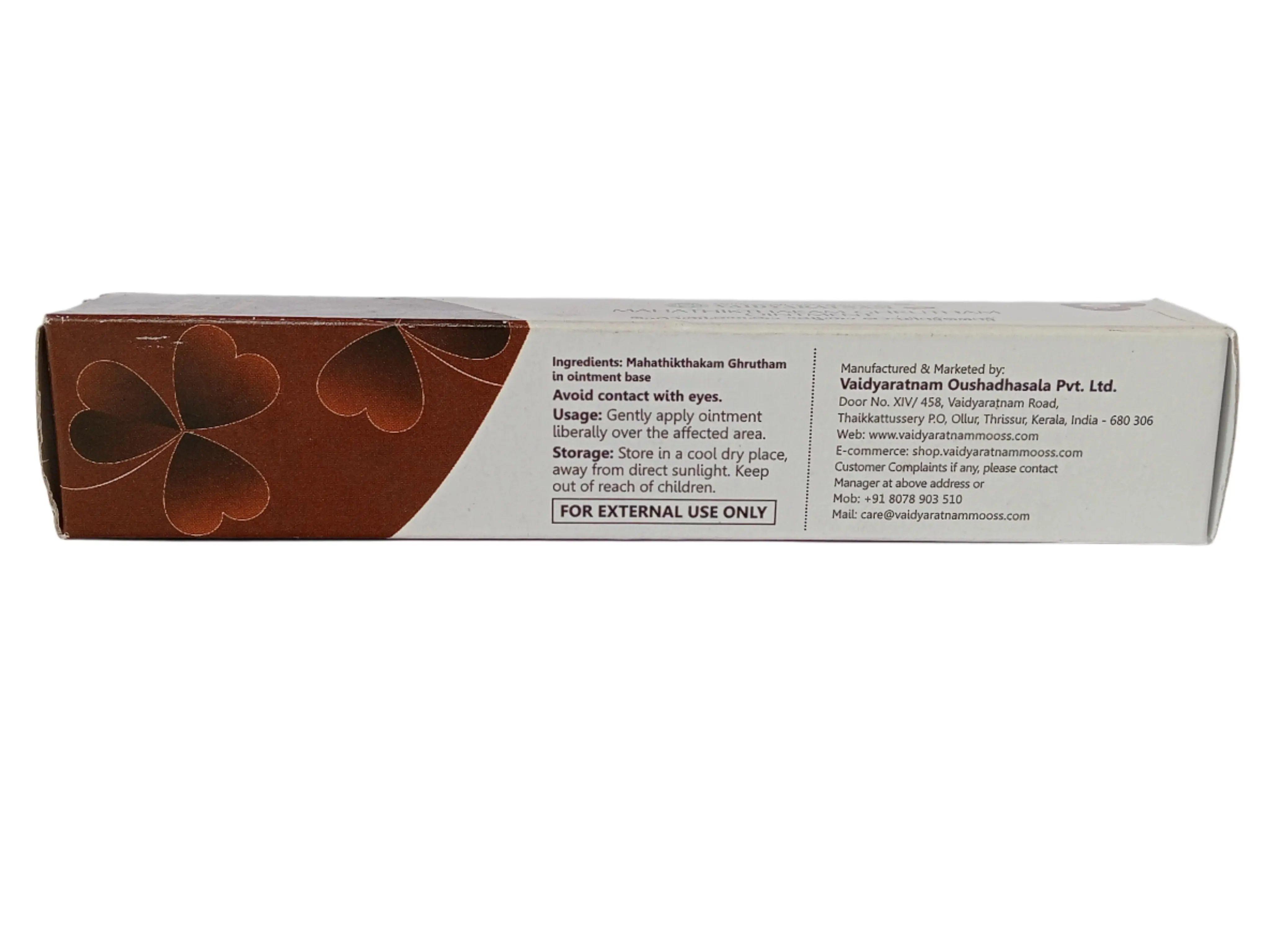 Mahathikthakam Ghrutham Ointment - 20GM - Vaidyaratnam - Image 4