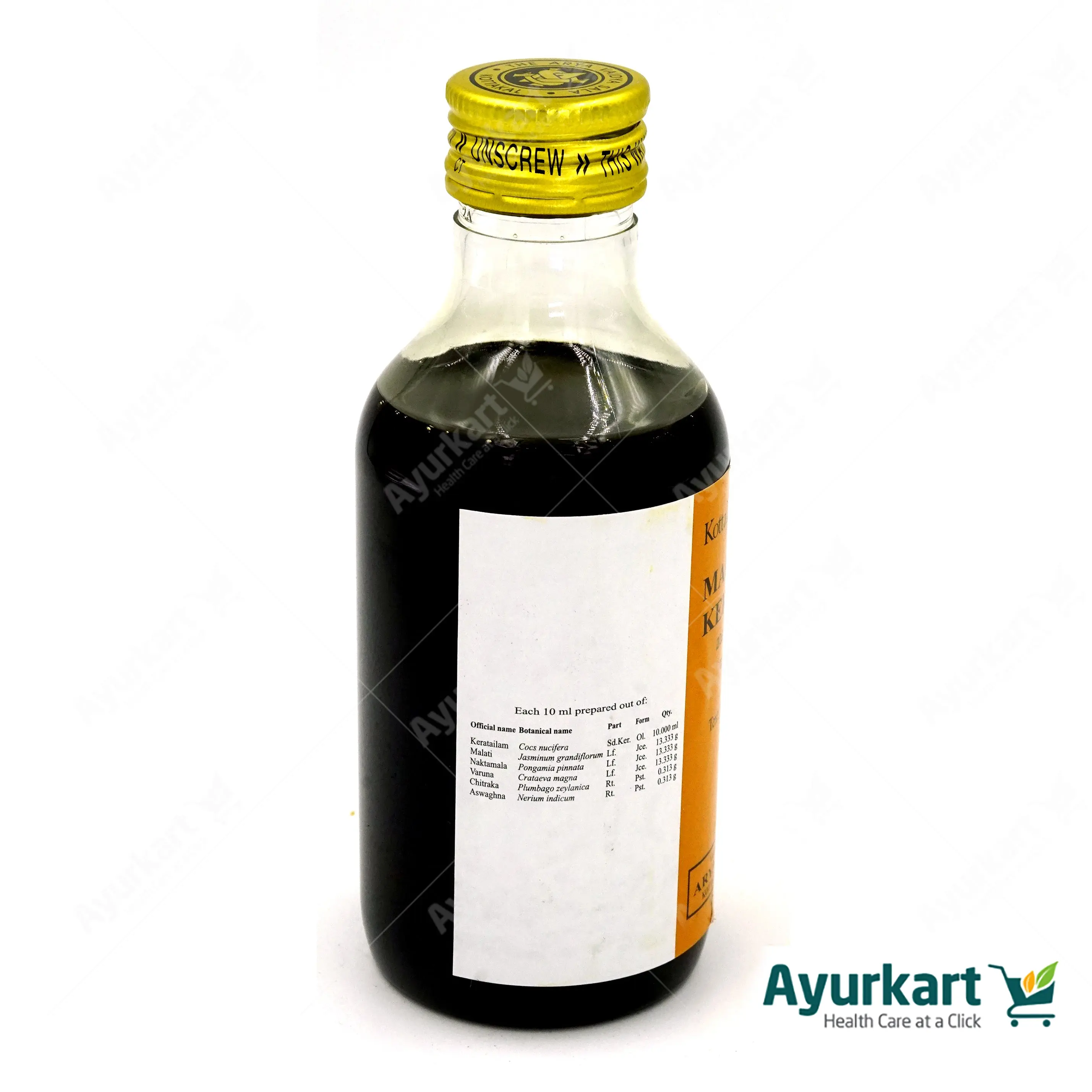 Malathyadi Kera Tailam - 200ML - Kottakkal - Image 3