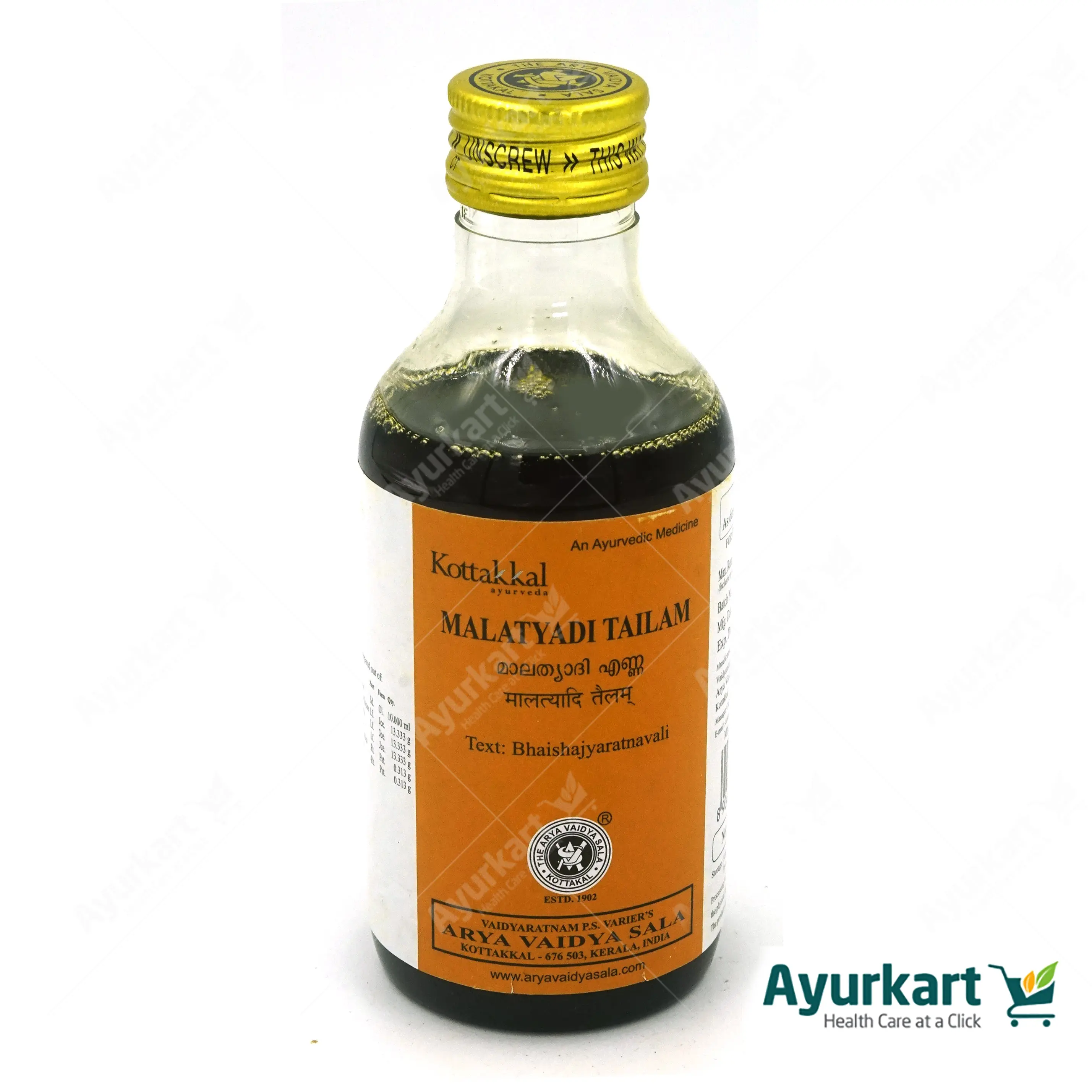 Malatyadi Tailam - 200ML - Kottakkal - Image 2
