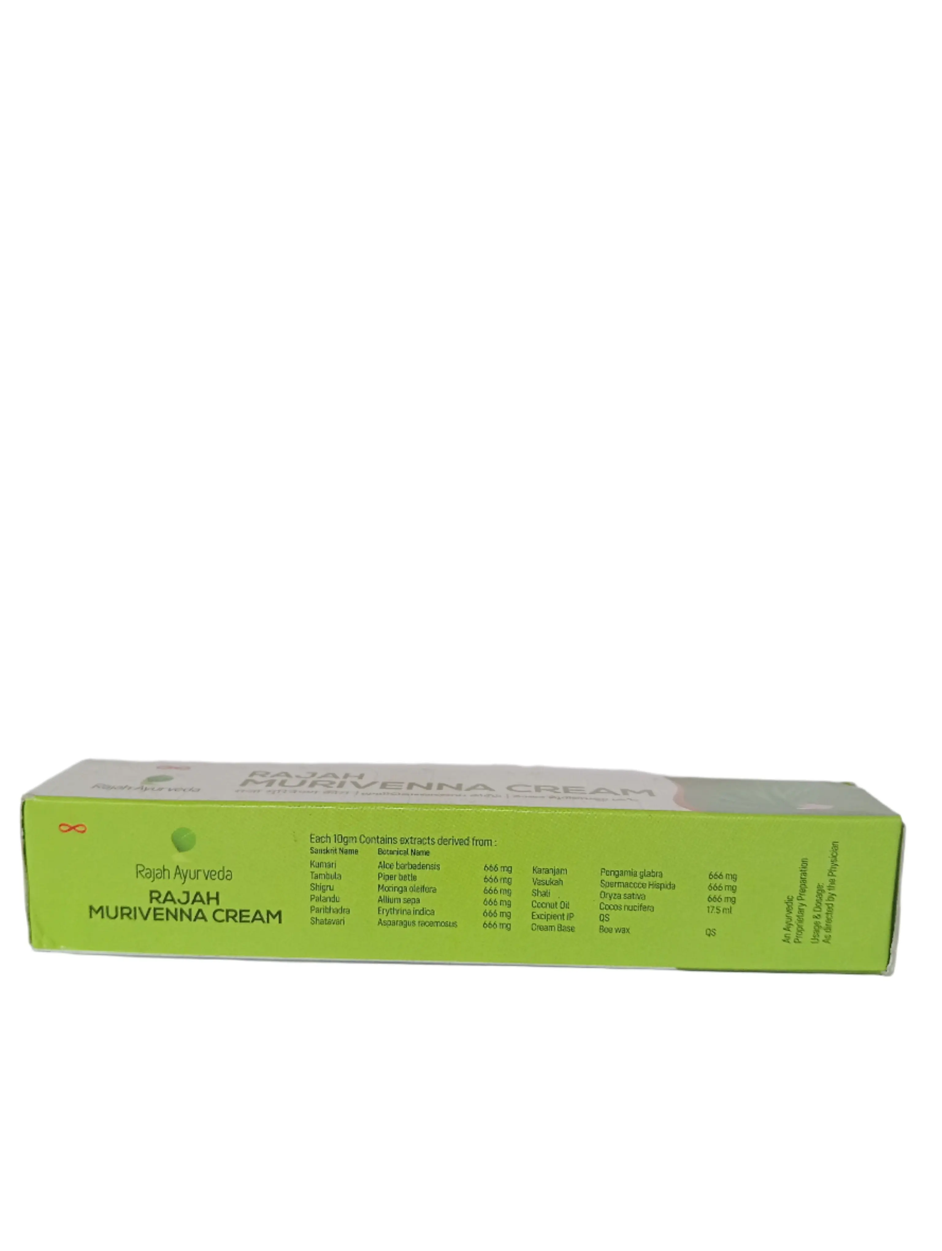 Murivenna Cream - 25gm - Rajah Ayurveda - Image 3