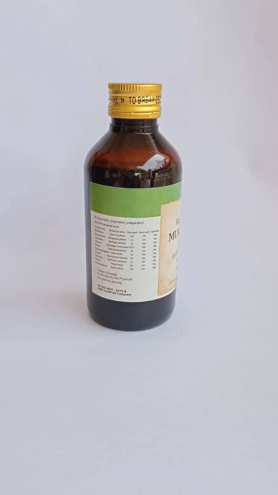 Murivenna - Rajah Ayurveda - Image 2