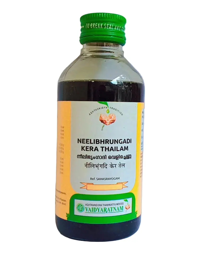 Neelibhrungadi Kera Thailam - 200 ML - Vaidyaratnam