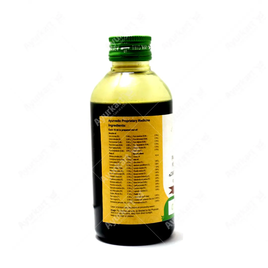 Paranthyadi Kera Thailam - 200ML - Vaidyaratnam - Image 2