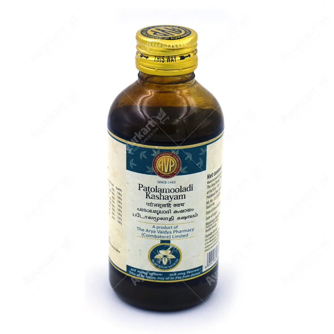 Patolamooladi Kashayam 200ML - AVP Ayurveda - Image 2