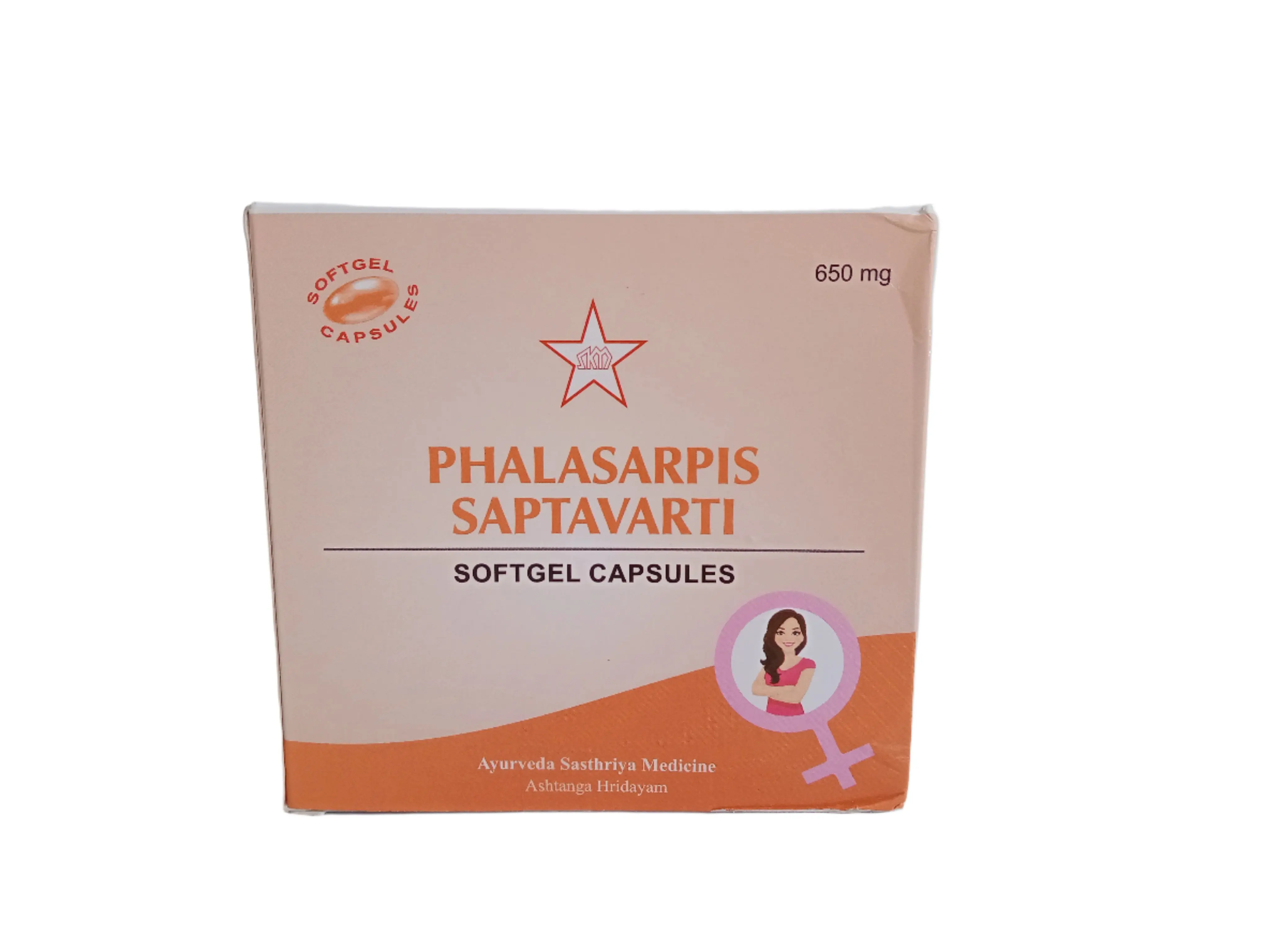 Phalasarpis Saptavarti Softgel Capsules - (10x10)nos(650mgm) - SKM SIDDHA AND AYURVEDA
