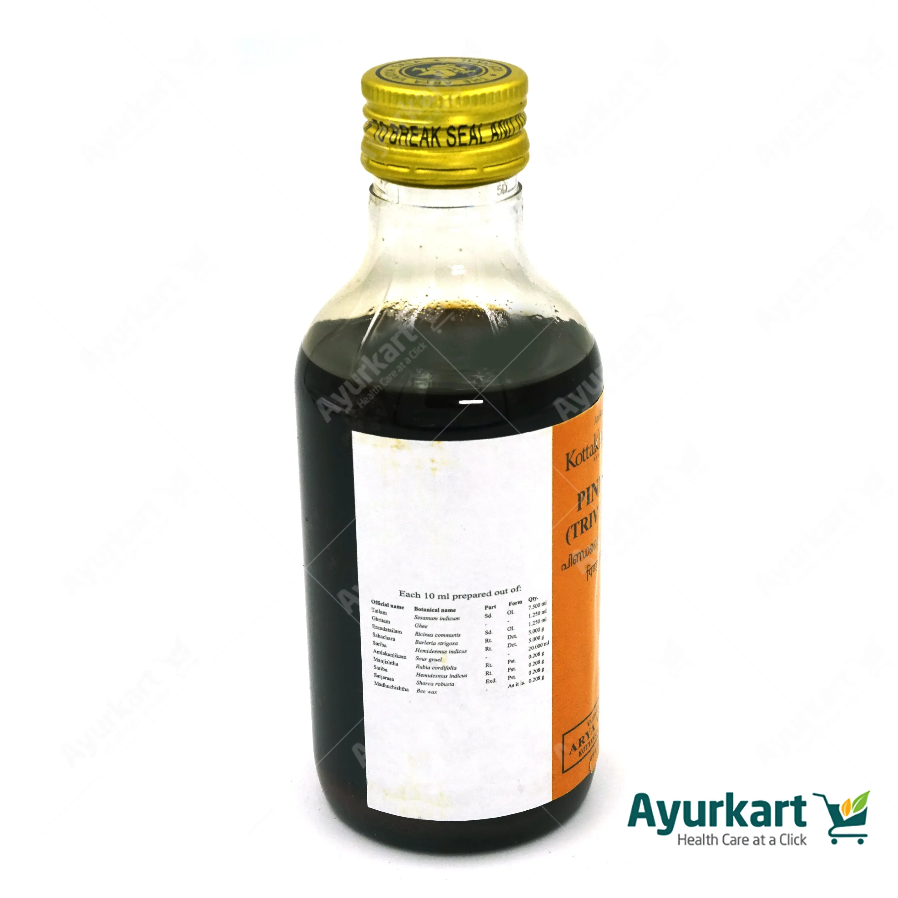 Pinda Tailam - Kottakkal- 200ML - Image 3