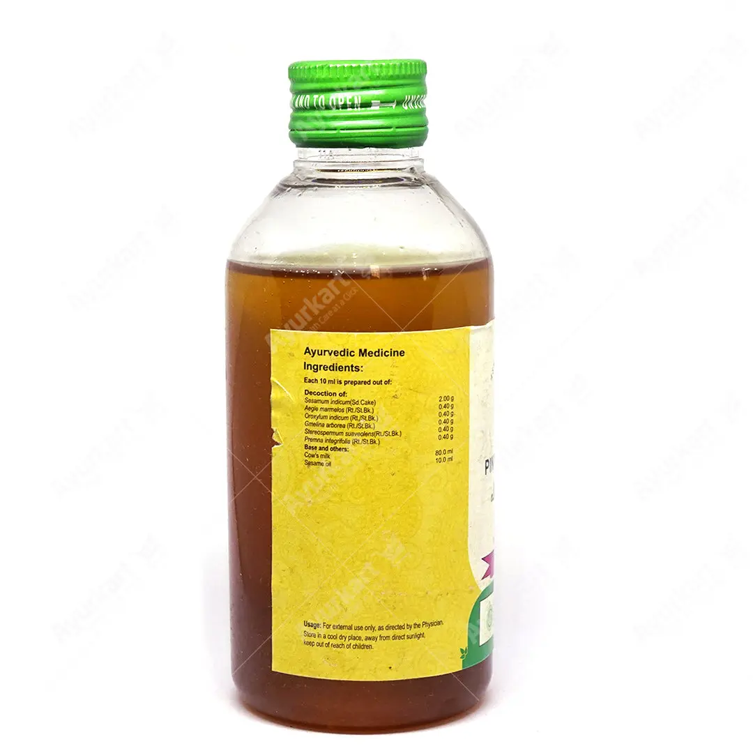 Pinnyaka Thailam - 200ML - Vaidyaratnam - Image 2
