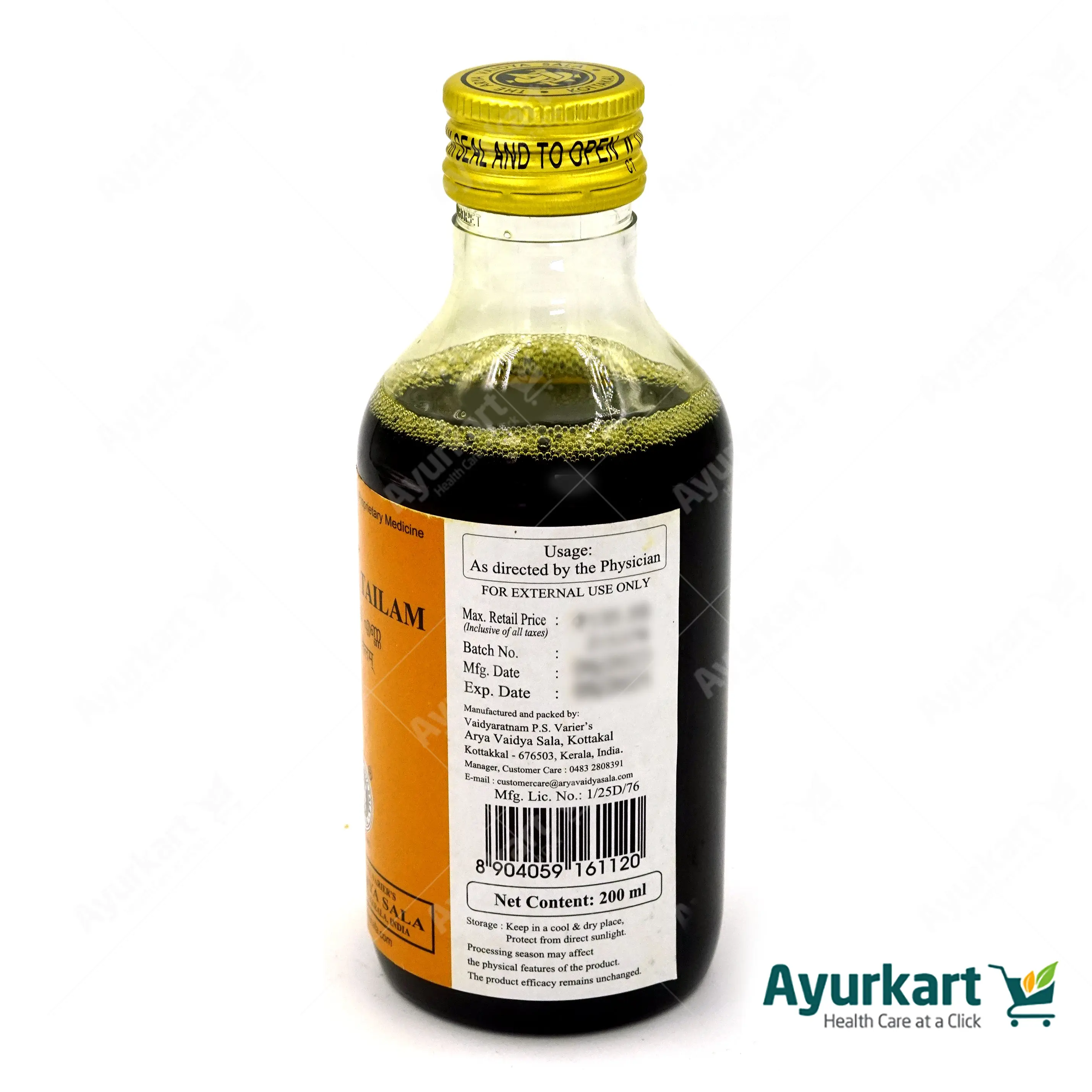 Rasnadi Tailam - Kottakkal - 200ML - Image 4