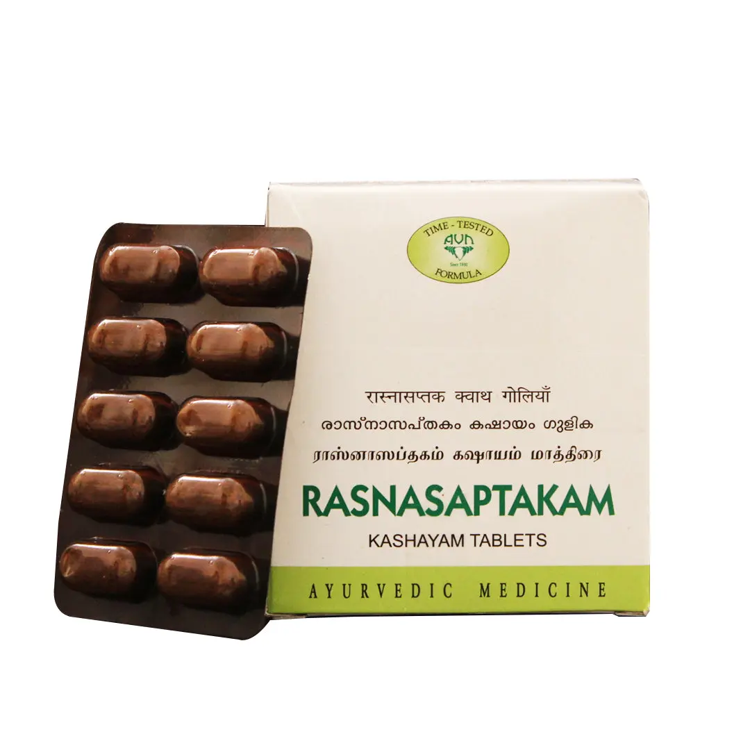 Rasnasaptakam Kashayam Tablets - 120 Nos - AVN Arogya