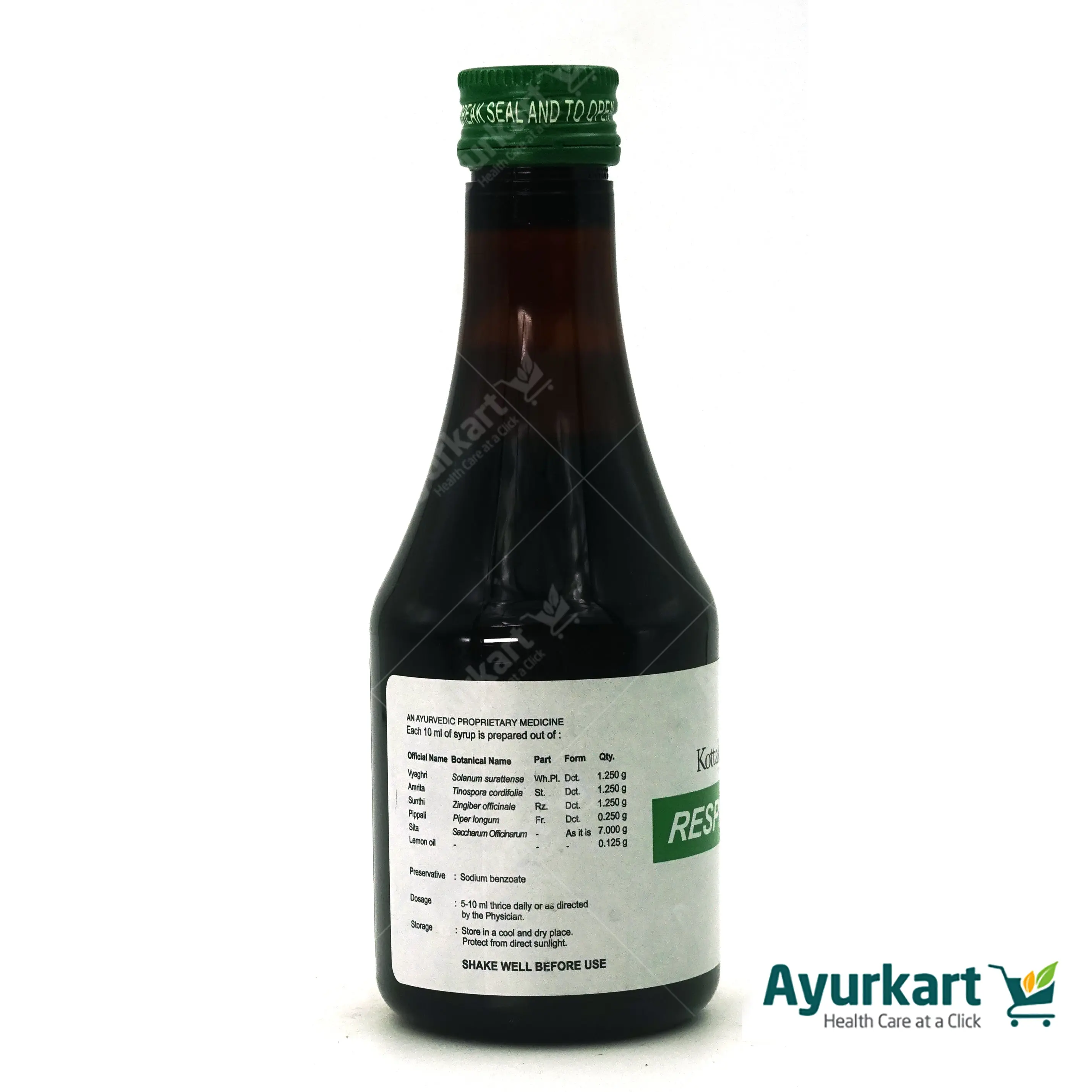 Respikot Syrup - 200ML - Kottakkal - Image 3
