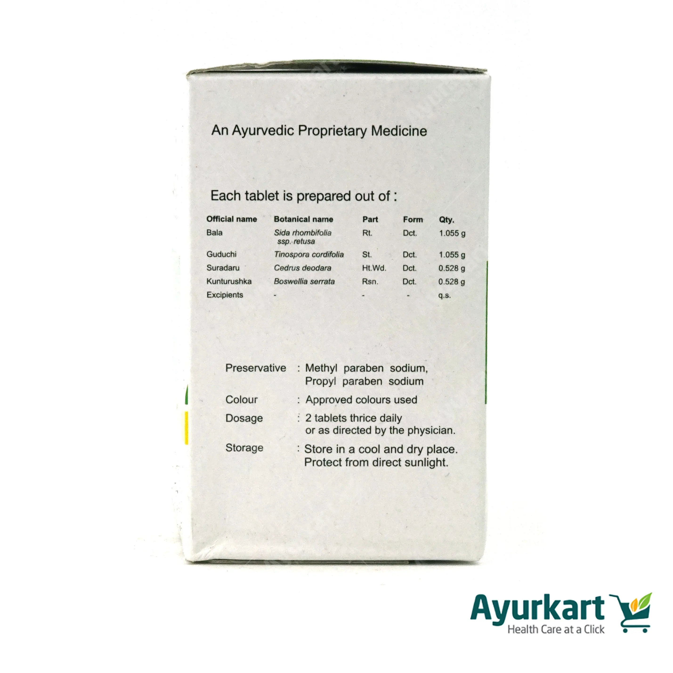 Rhukot Tablet - 100Nos - Kottakkal - Image 3