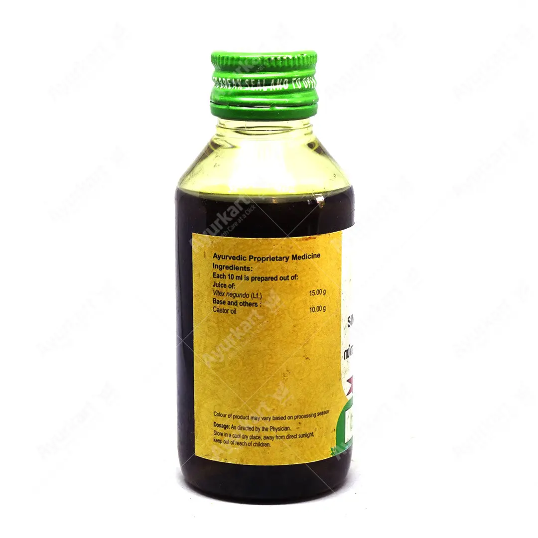 Sinduvarairanda Thailam - 100ML - Vaidyaratnam - Image 2
